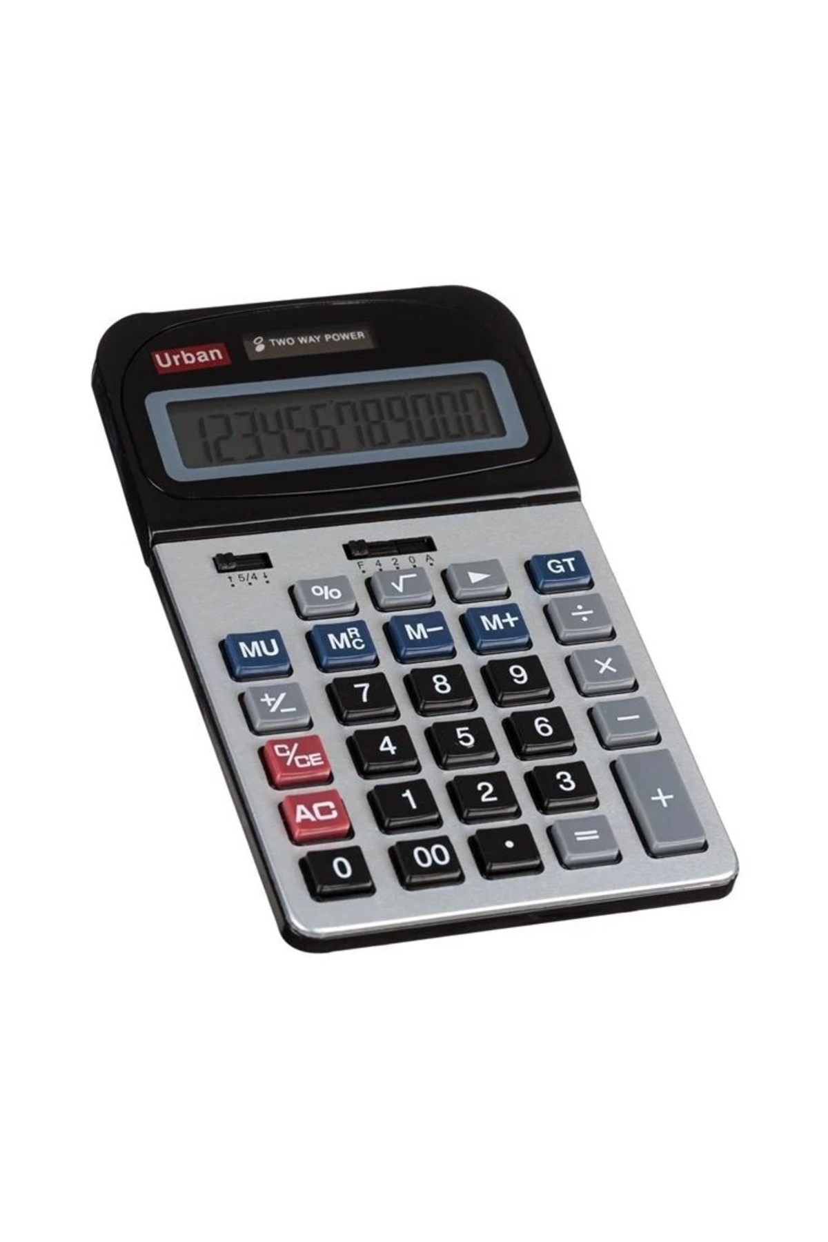 divendi-ro-12 Digit Calculator, Floating Decimal Point, 1 battery included, silver 1