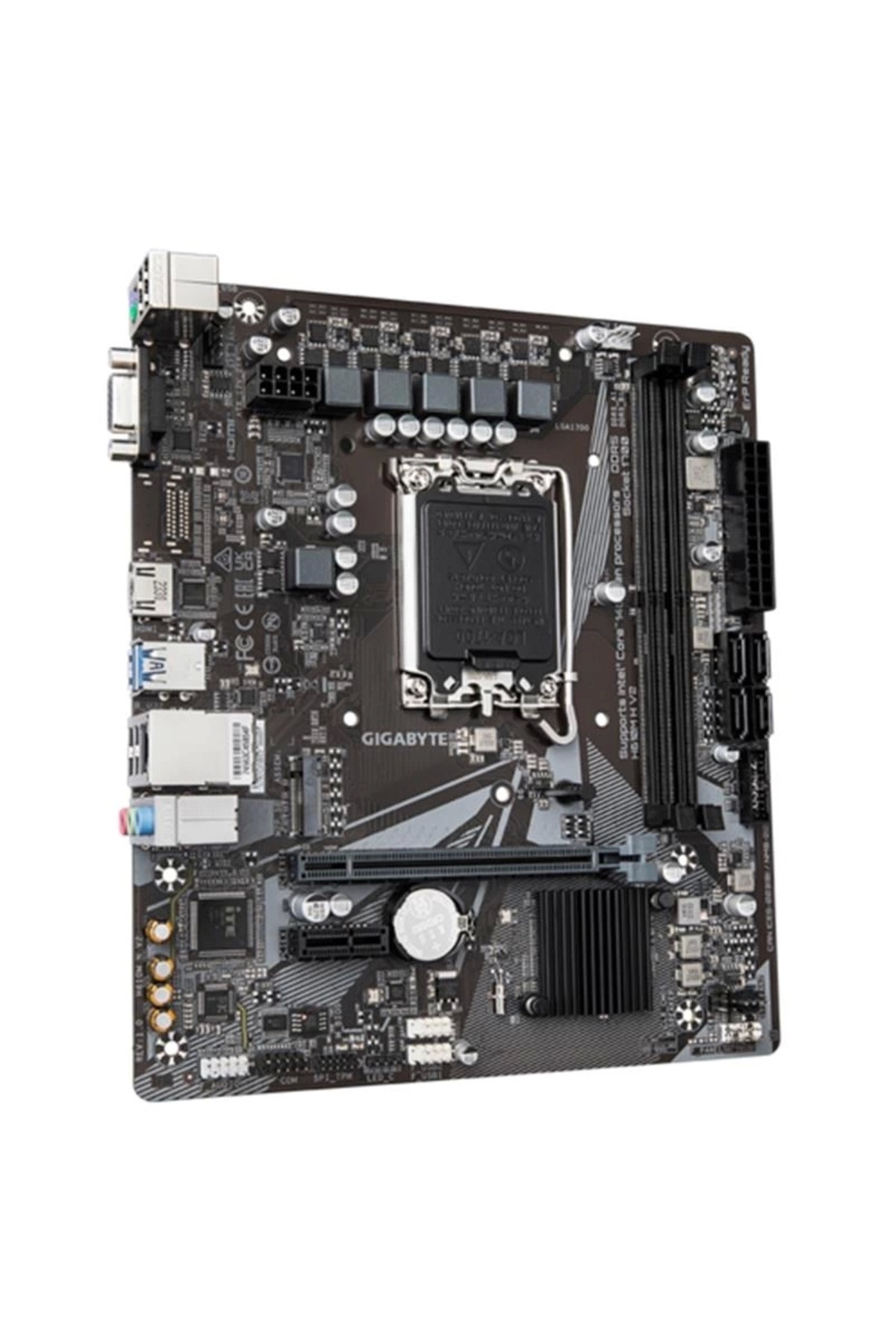 Gigabyte-H610M H V2 5600MHz DDR5 مقبس 1700 M.2 USB 3.2 HDMI D-Sub mATX اللوحة الأم 3