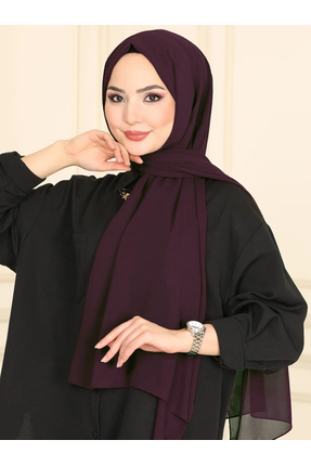 asia collection DÜZ ŞİFON ŞAL