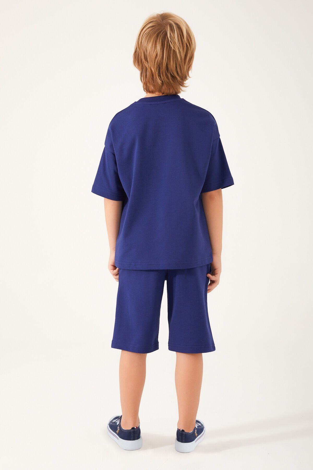 ست بالاتنه و پایین تنه پسرانه راسته فاق نرمال آستین استاندارد | یو اس پولو U.S. Polo Assn. US1366-C - تصویر 5