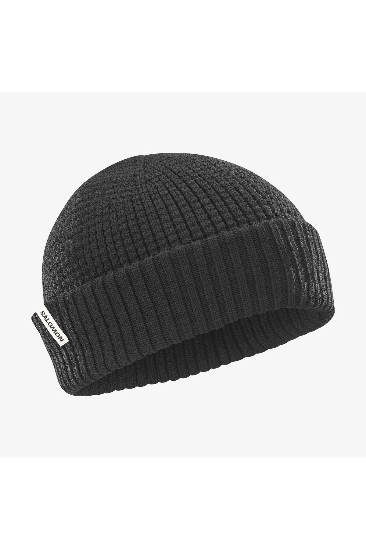 کلاه بافتنی داکر مدل Beanie مشکی تیره LC2601300 سالومون برت/کلاه بافتنی Salomon