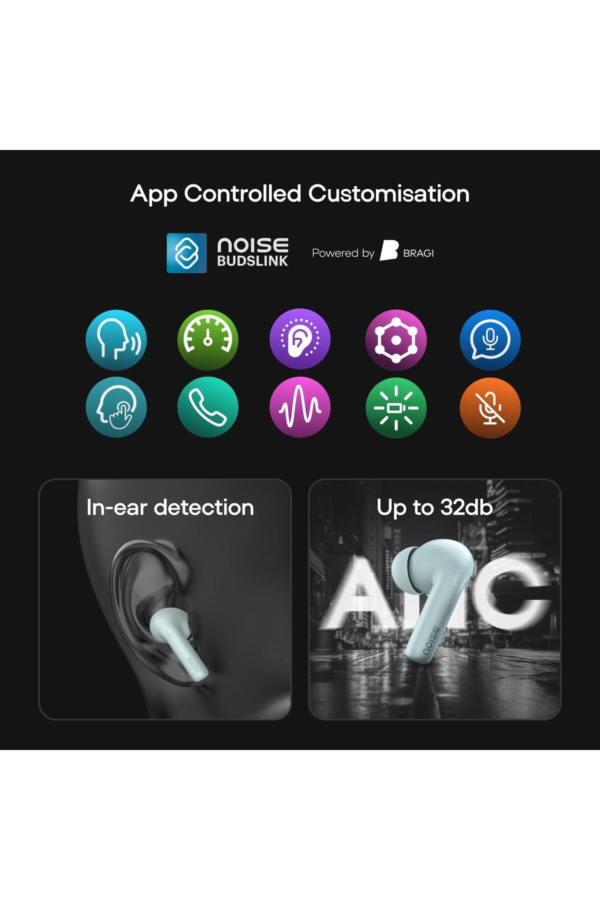 Noise-Newly Launched Air Buds 6 in-Ear Bluetooth TWS - AI Enabled Smartbuds, ANC (up to 32db), Perso 7