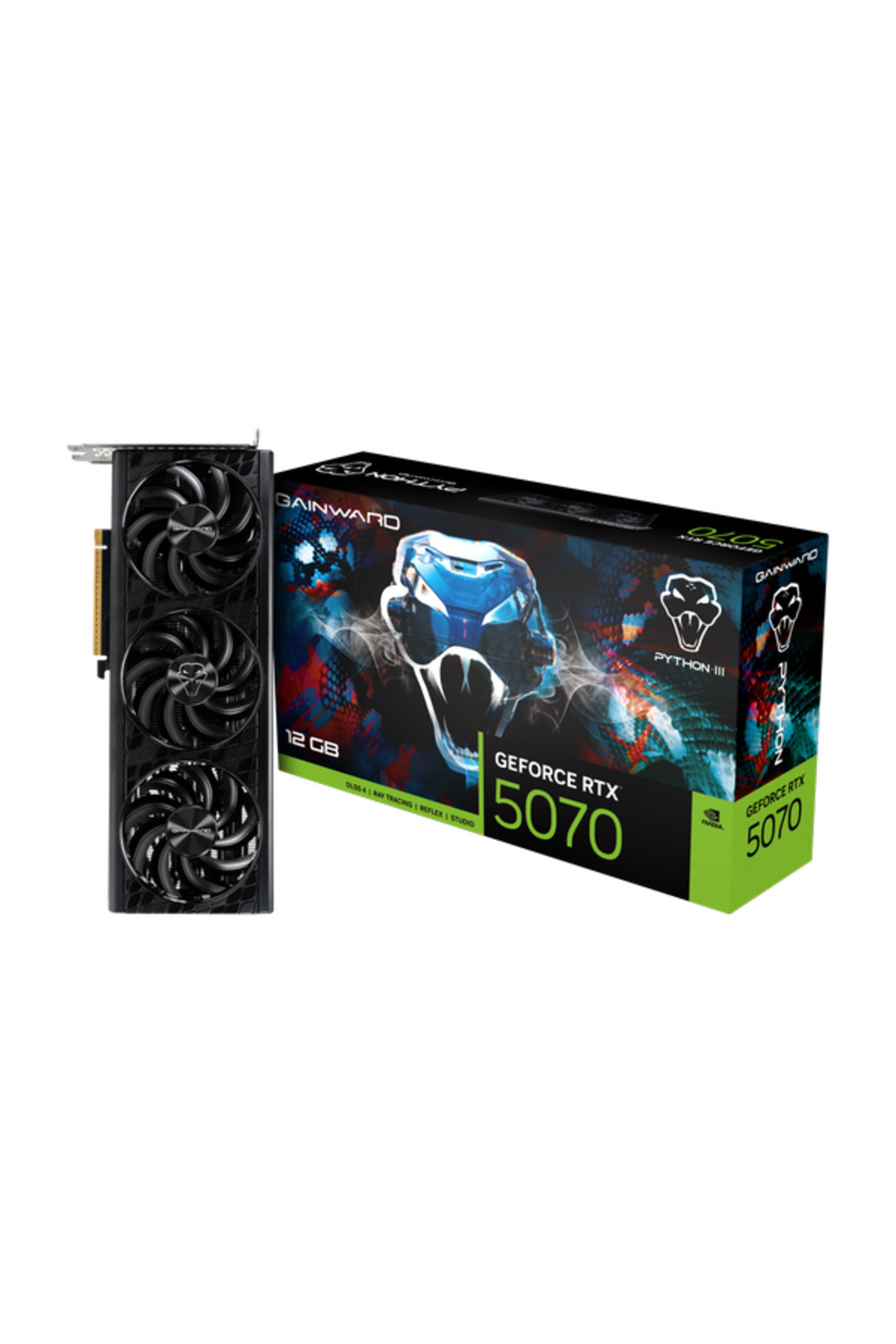 gainward-GeForce RTX 5070 Python III 12GB GDDR7 192-bit DLSS 4.0 4