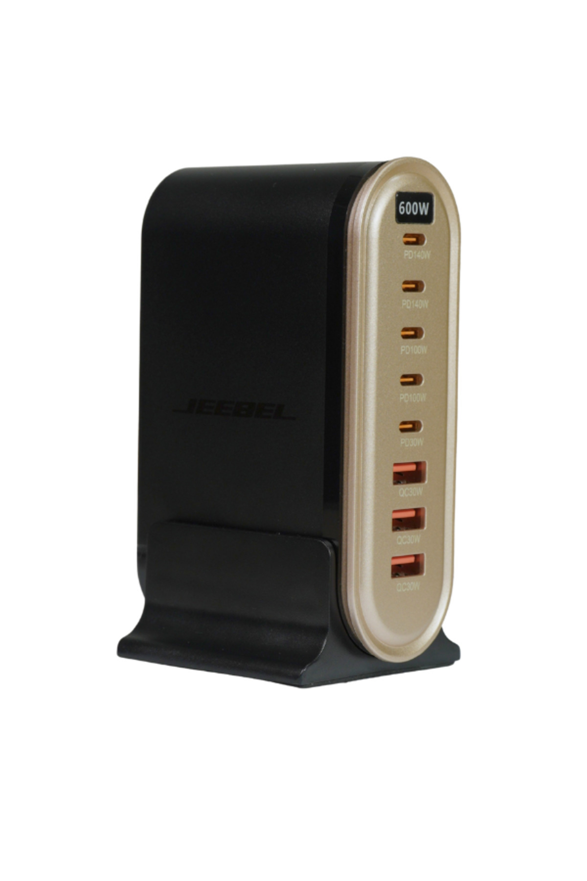 محطة شحن سطح المكتب VoltOn GaN 600W، 8 منافذ USB-C...