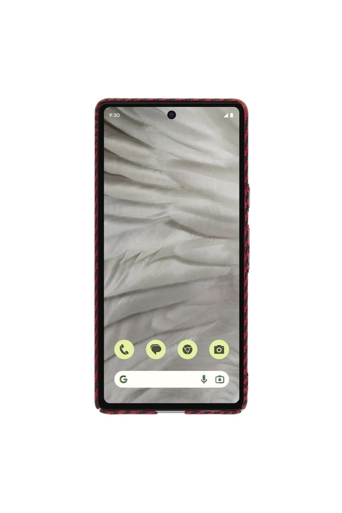 Tim-High-Protection Case for Google Pixel 7a, Timacontech, F79, Hard Plastic, Elegant Ruby 3