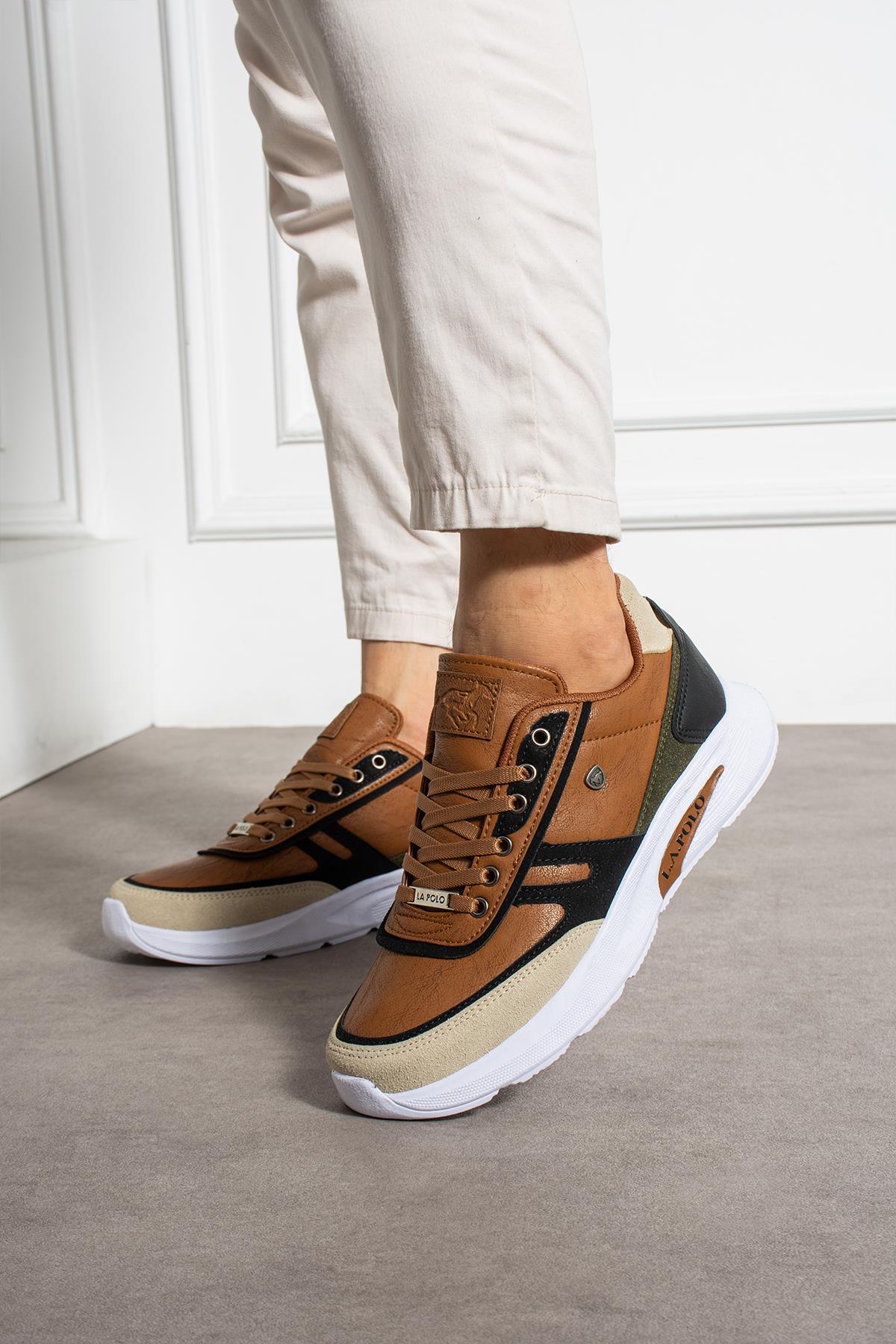 L.A Polo Taba Günlük Erkek Sneaker görsel 6