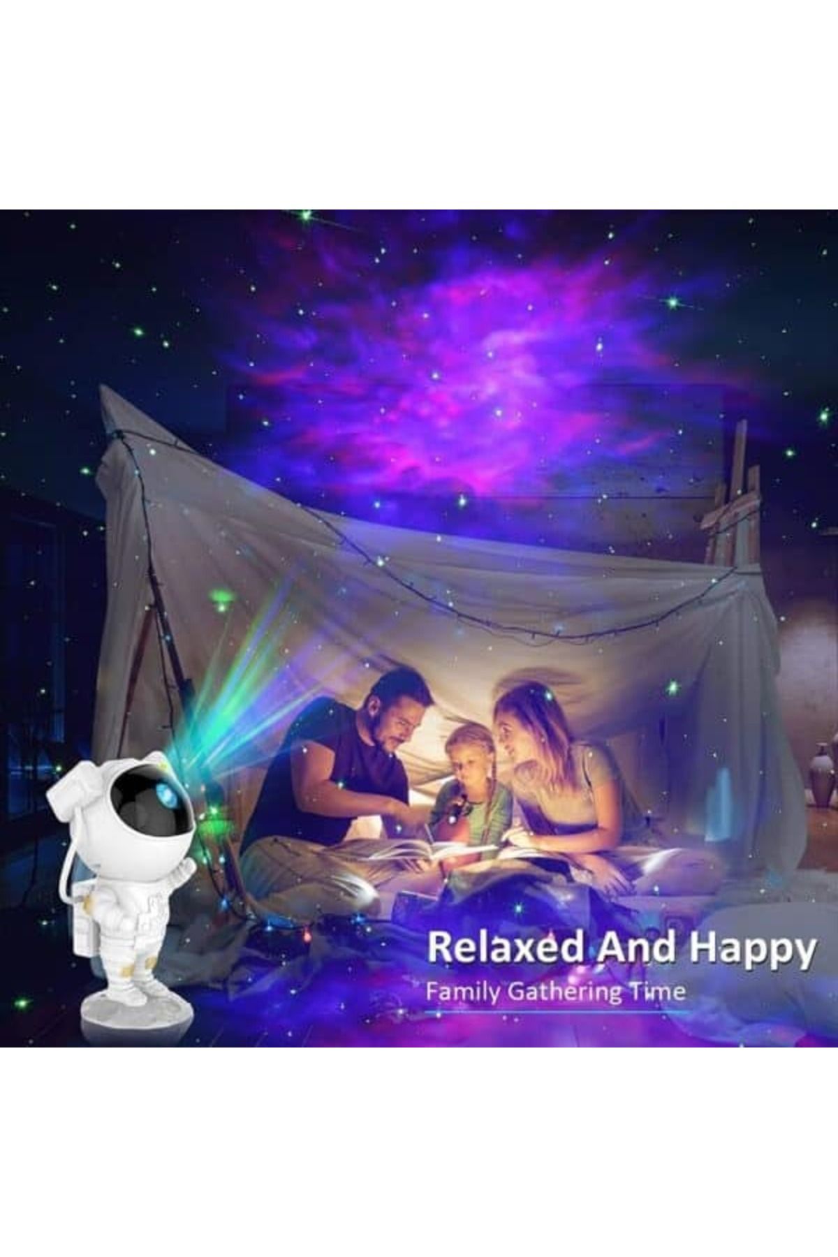 DAR-Astronaut Projector with Galaxy and Star Effect – with Remote Control and Timer 5