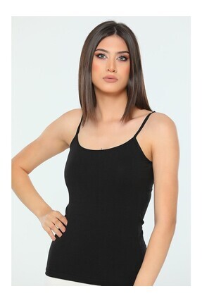 Butik Kadın Likralı Ip Askılı Atlet 197