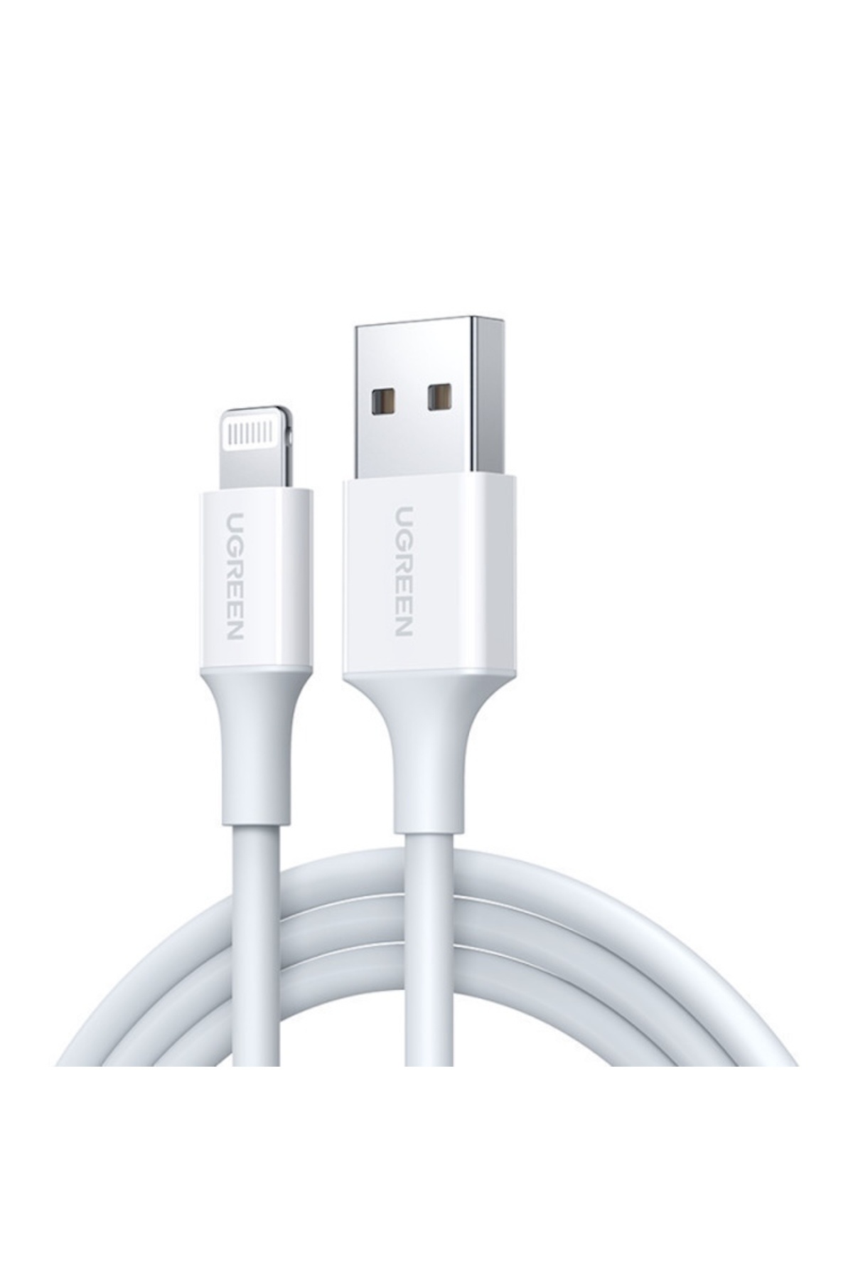 Ugreen-UGREEN USB to iPhone Charger Cable 1m White 2