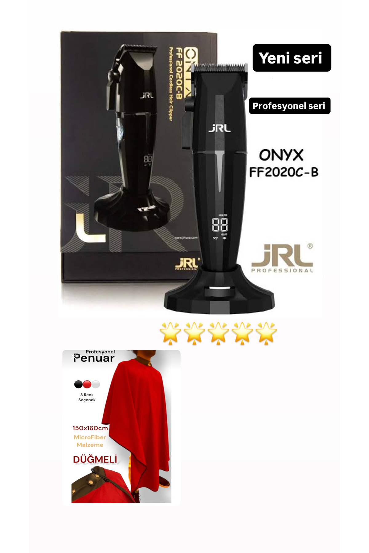 Onyx 2020C Profesyonel Kablosuz Saç Sakal Kesme Makinesi