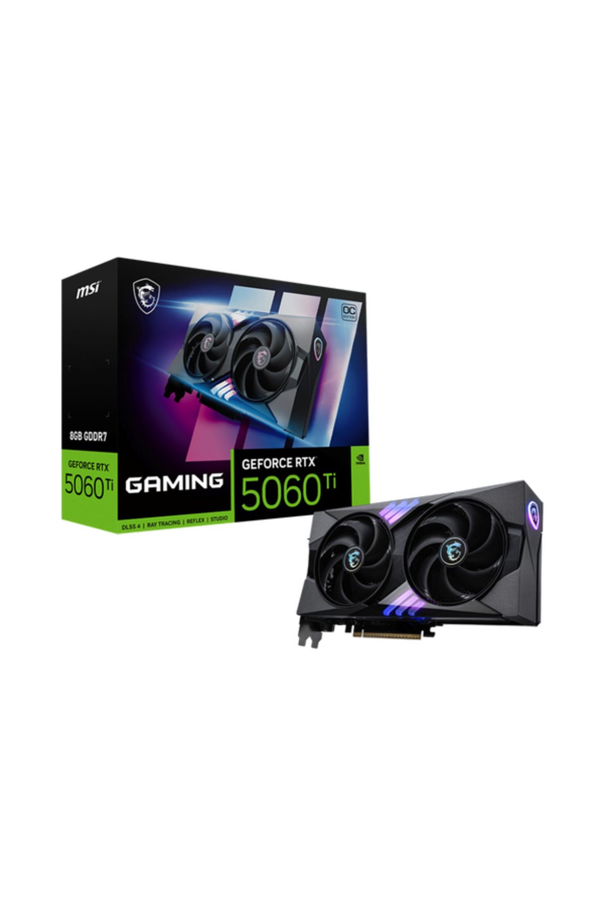MSI-GeForce RTX 5060 Ti GAMING OC 8GB GDDR7 128-bit DLSS 4.0 5