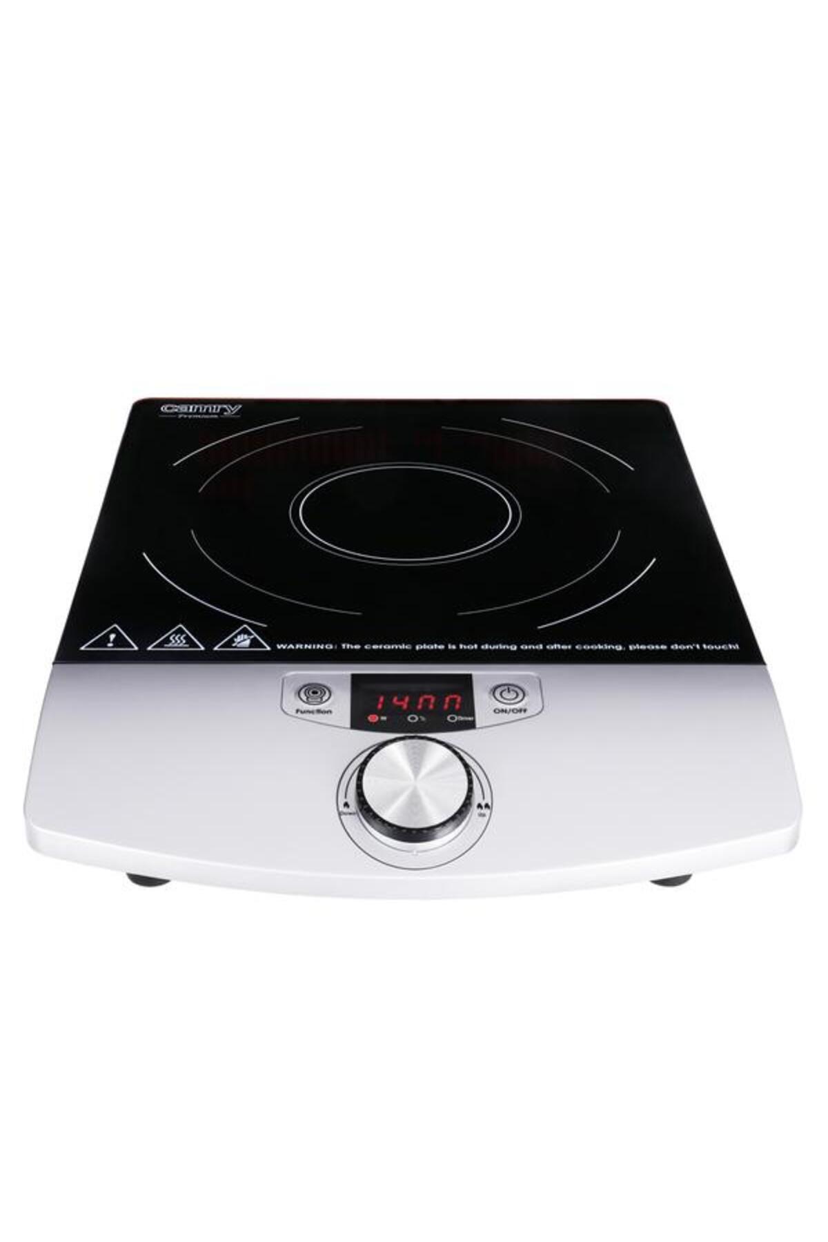 CAMRY-CR 6515 Induction Cooker, 2000 W, Adjustable Power and Temperature, Timer 0-180 Minutes, Ceram 2