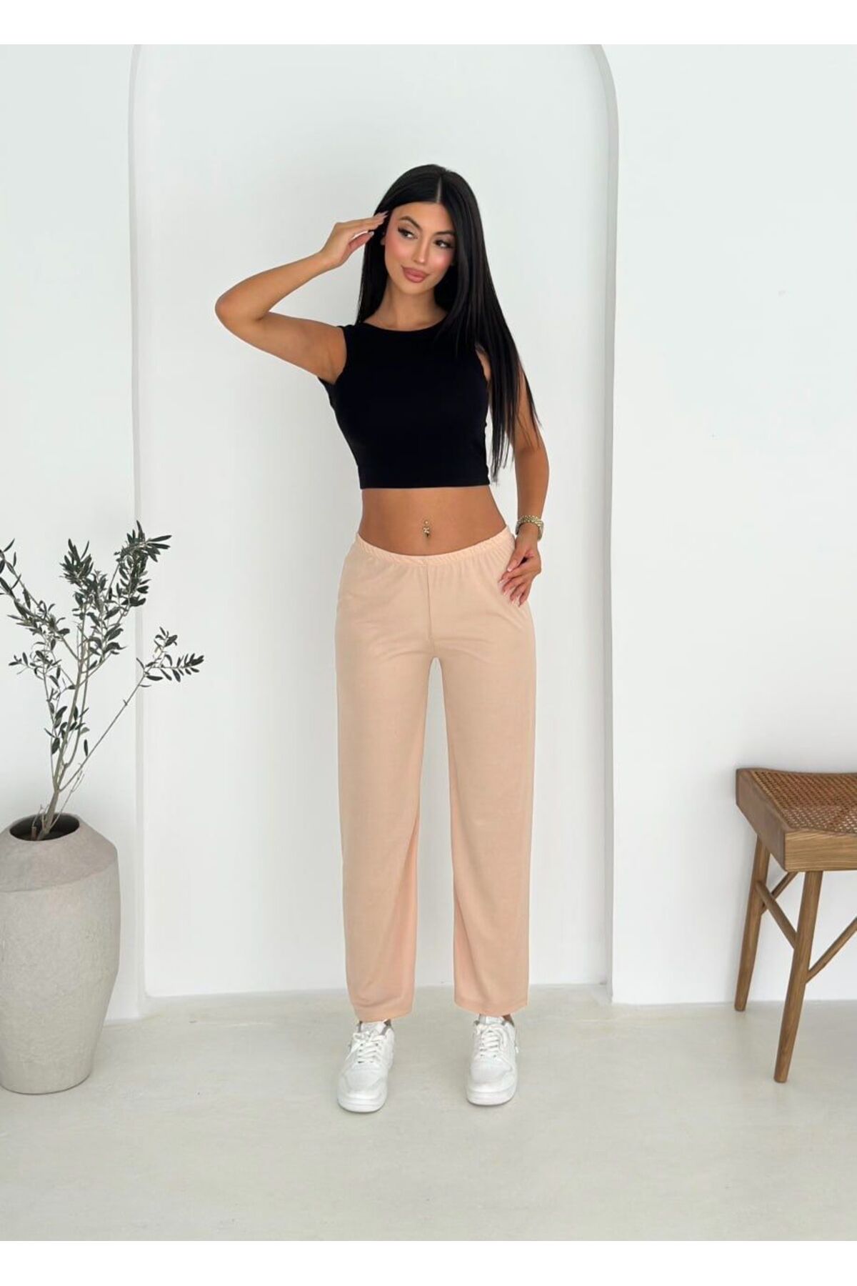Pimody  Kadın Pantolon Astar Ten Rengi - Görsel 2