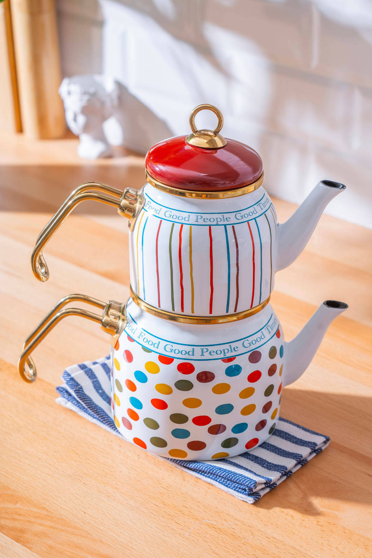 ACAR Cora Emaye Mini Çaydanlık Takımı