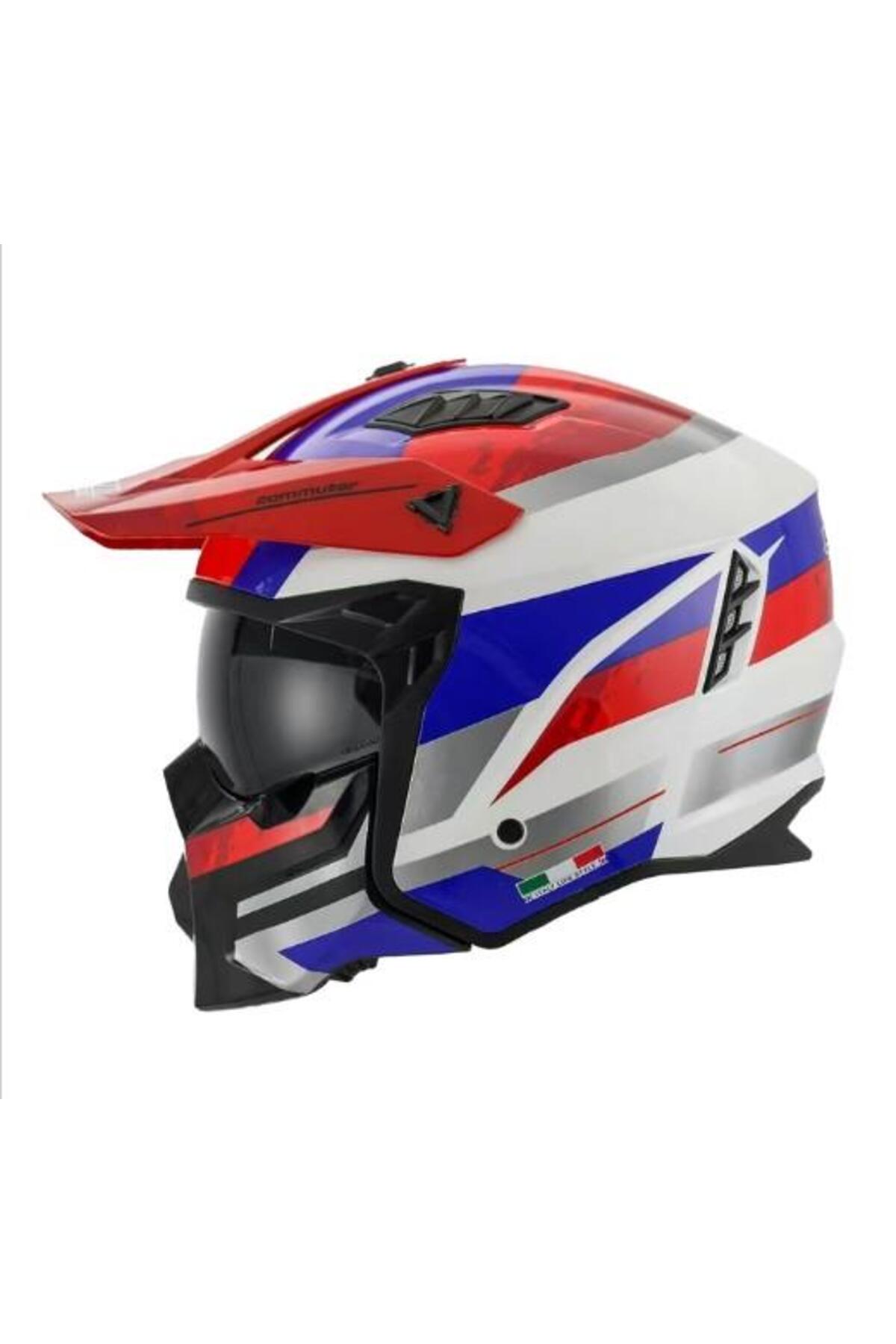 Sway X1-X Seul Track Modüler Full Face Çene Sökülebilen Motosiklet