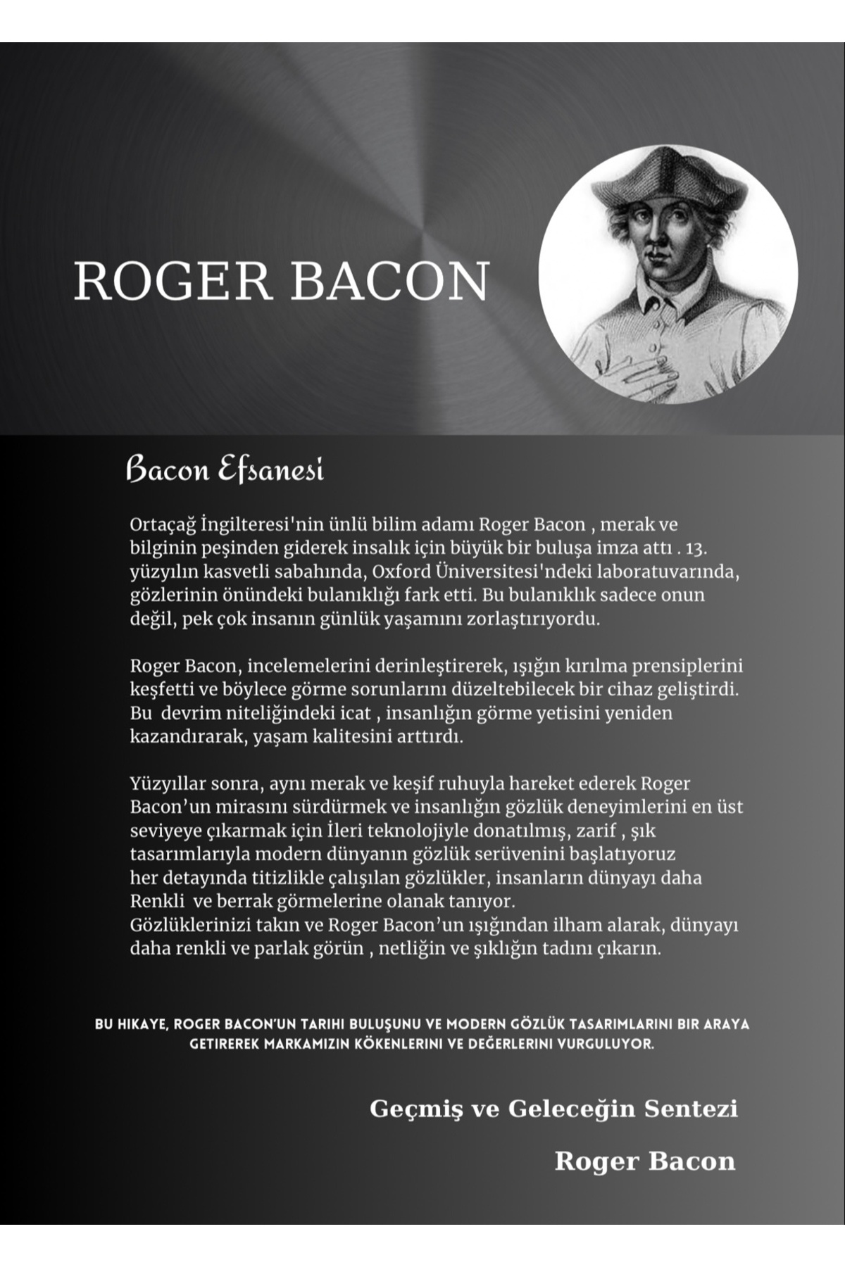 Roger Bacon  Damla Model Siyah Polarize Erkek Güneş Gözlük - Görsel 6