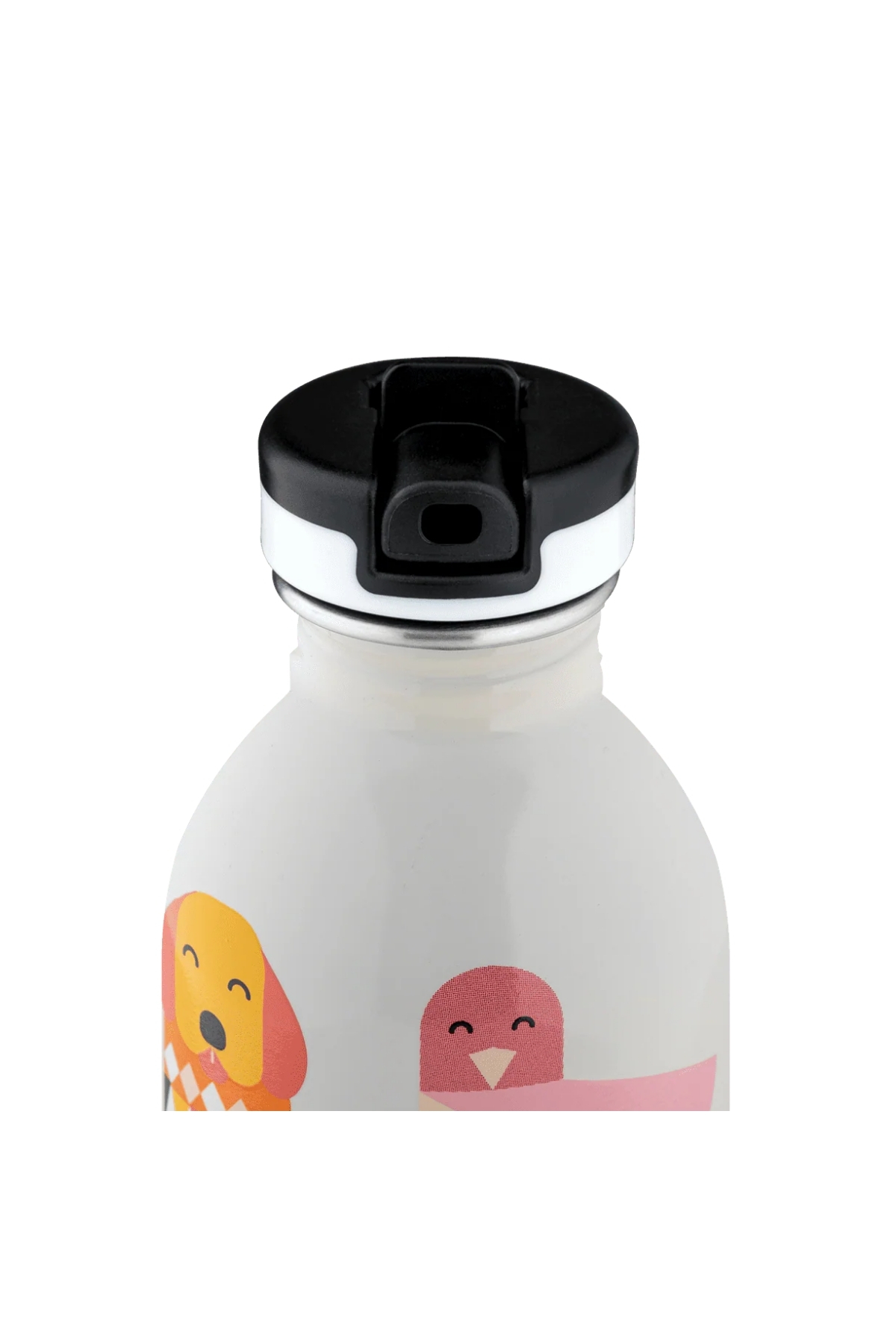24 Bottles Kids Bottle Best Friends Pipetli Paslanmaz Çelik Çocuk Su Matarası 250 ml fotoğrafı 2 (önizleme)