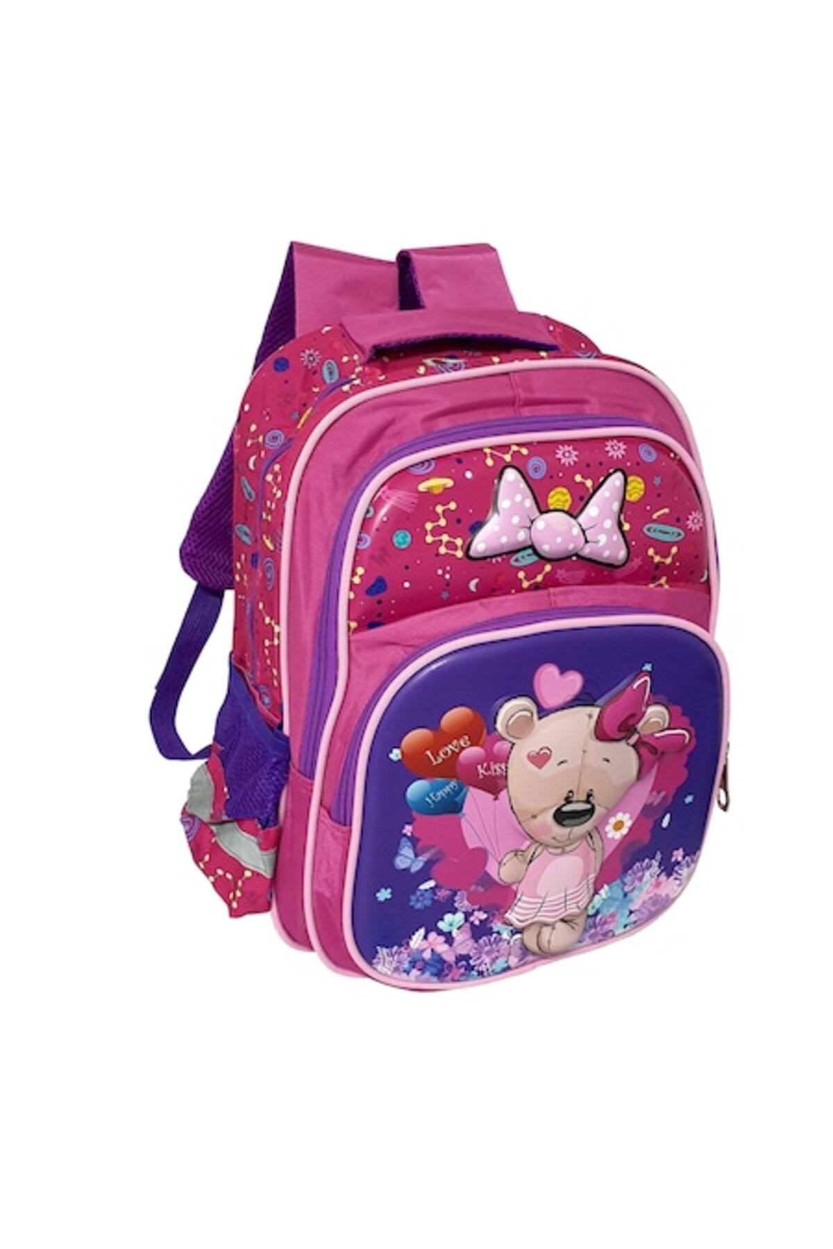 Ghiozdan școlar 3D, 40 x 32 x 20 cm, 3 compartimente, GS27