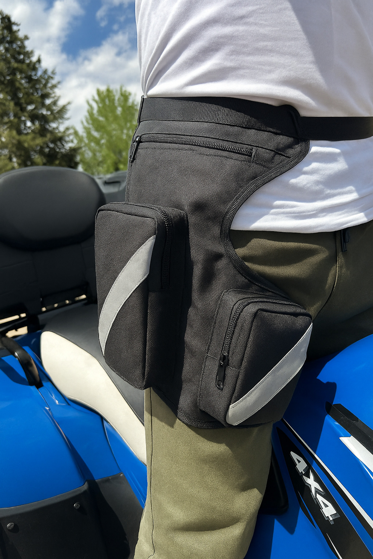 HALL BREATHE Su geçirmez reflektörlü ayarlanabilir bel çantası, outdoor ve yürüyüş için ideal