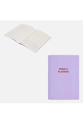 Flying Tiger Copenhagen Mor Haftalık Planlayıcı B5 Defter