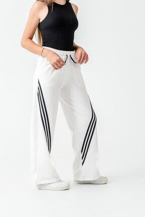 ASYAKİDS CLUB Kız Çocuk Bol Paça Cepli Rahat Kesim Penye Eşofman Altı