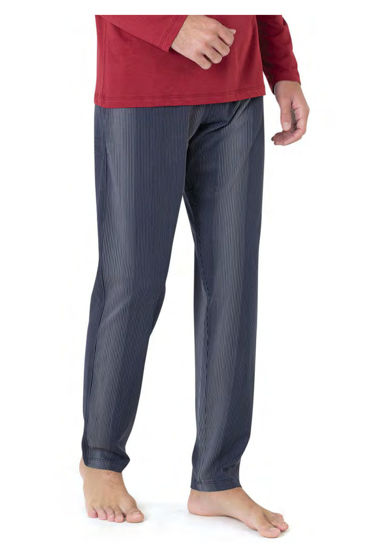 ست پیژامه مردانه راسته فاق نرمال آستین بلند | پیر کاردین Pierre Cardin CH.PC.6.095.C0 - تصویر 4
