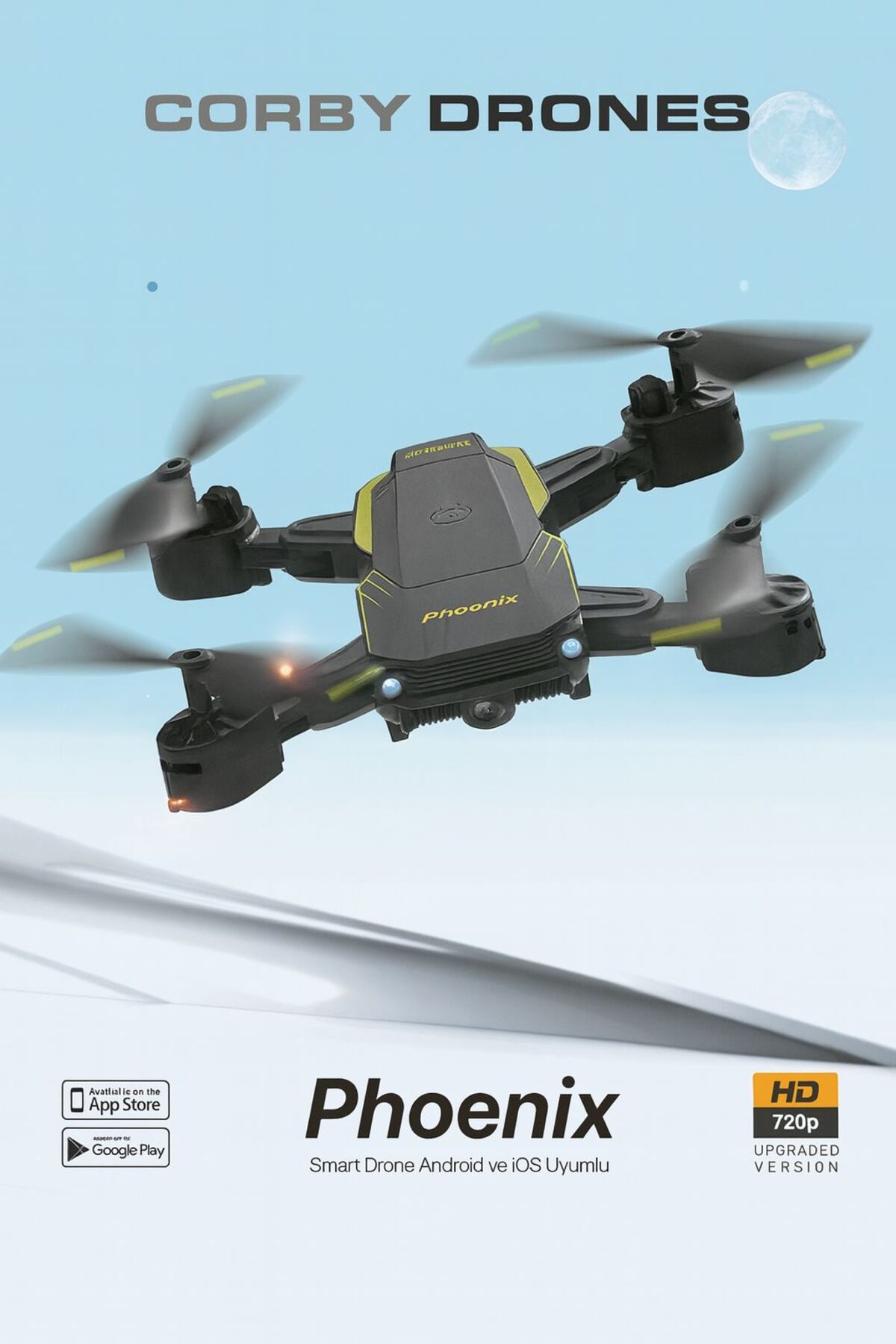 Corby Cx028 zoom Sky Master 1080 P Kameralı Smart Drone Full Hd