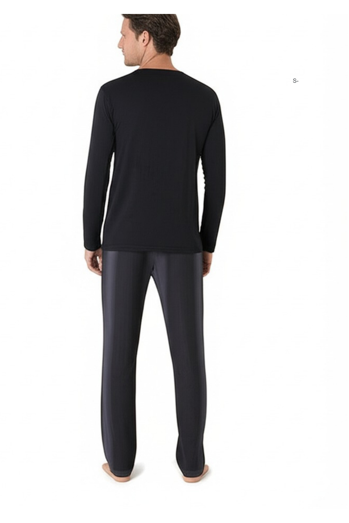 ست پیژامه مردانه راسته فاق نرمال آستین بلند | پیر کاردین Pierre Cardin CH.PC.6.095.C0 - تصویر 6