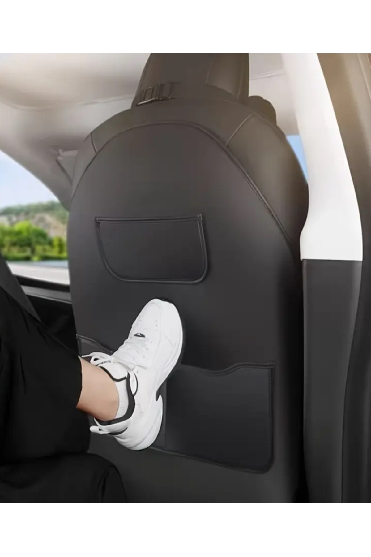 TESLA Model Y ve 3 (Juniper Uyumlu) Koltuk Arkası Anti-Kick Koltuk Koruyucu Kılıf 1 Adet fotoğrafı 2 (önizleme)