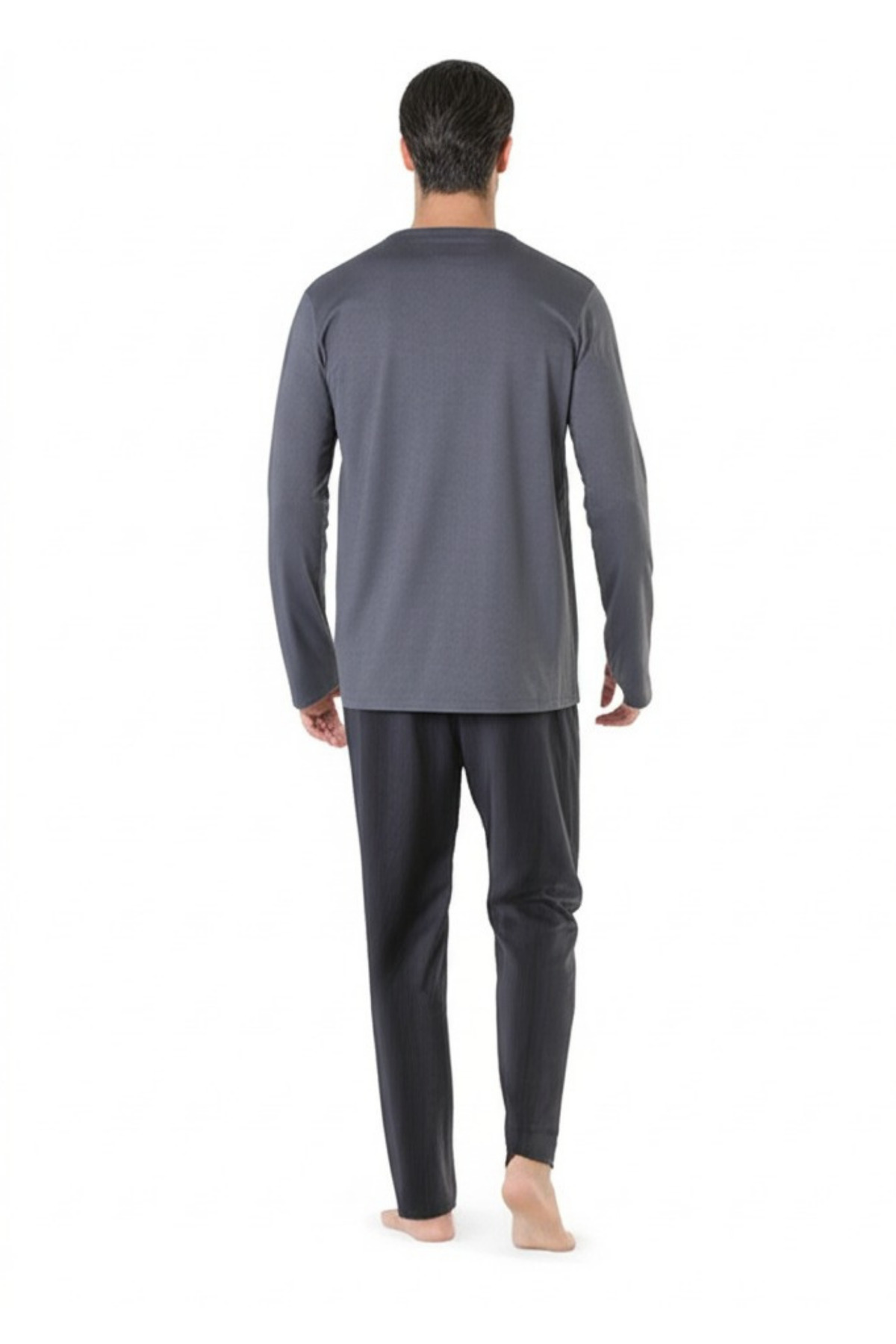 ست پیژامه و لباس خواب مردانه راسته فاق نرمال آستین بلند | پیر کاردین Pierre Cardin CH.PC.6.095.C0 - تصویر 4