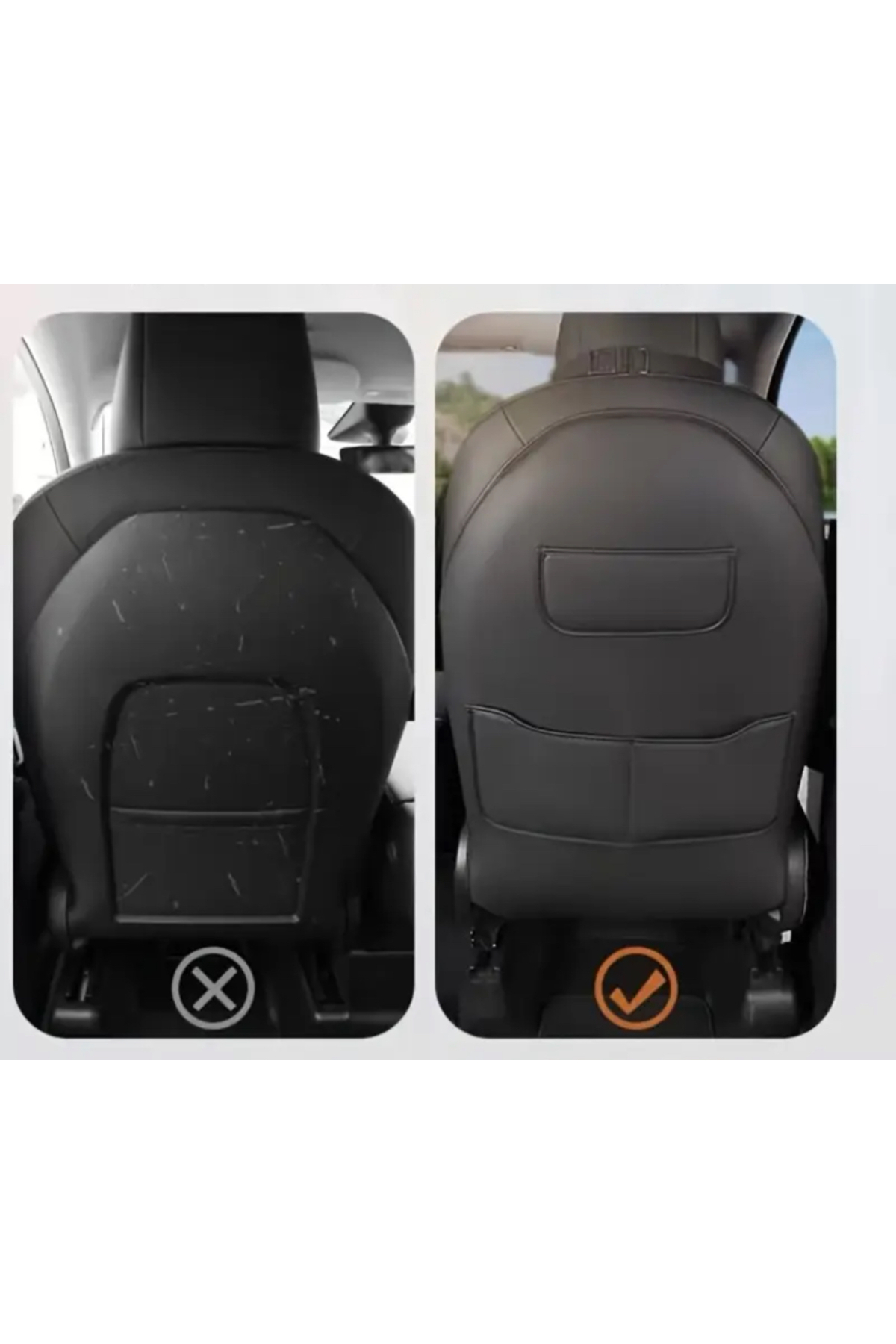 TESLA Model Y ve 3 (Juniper Uyumlu) Koltuk Arkası Anti-Kick Koltuk Koruyucu Kılıf 1 Adet fotoğrafı 4 (önizleme)