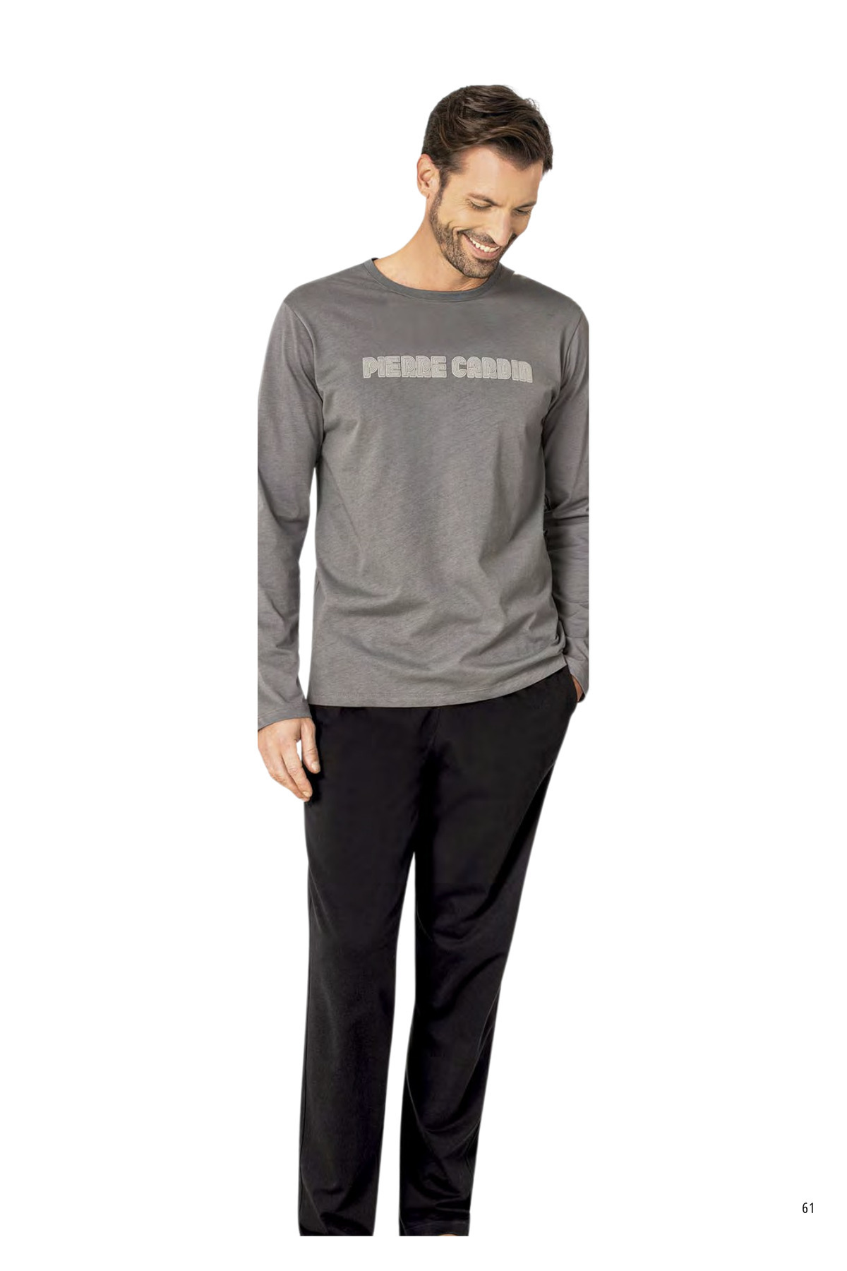 ست پیژامه مردانه راسته فاق نرمال آستین بلند | پیر کاردین Pierre Cardin CH.PC.6.093.C0 - تصویر 3