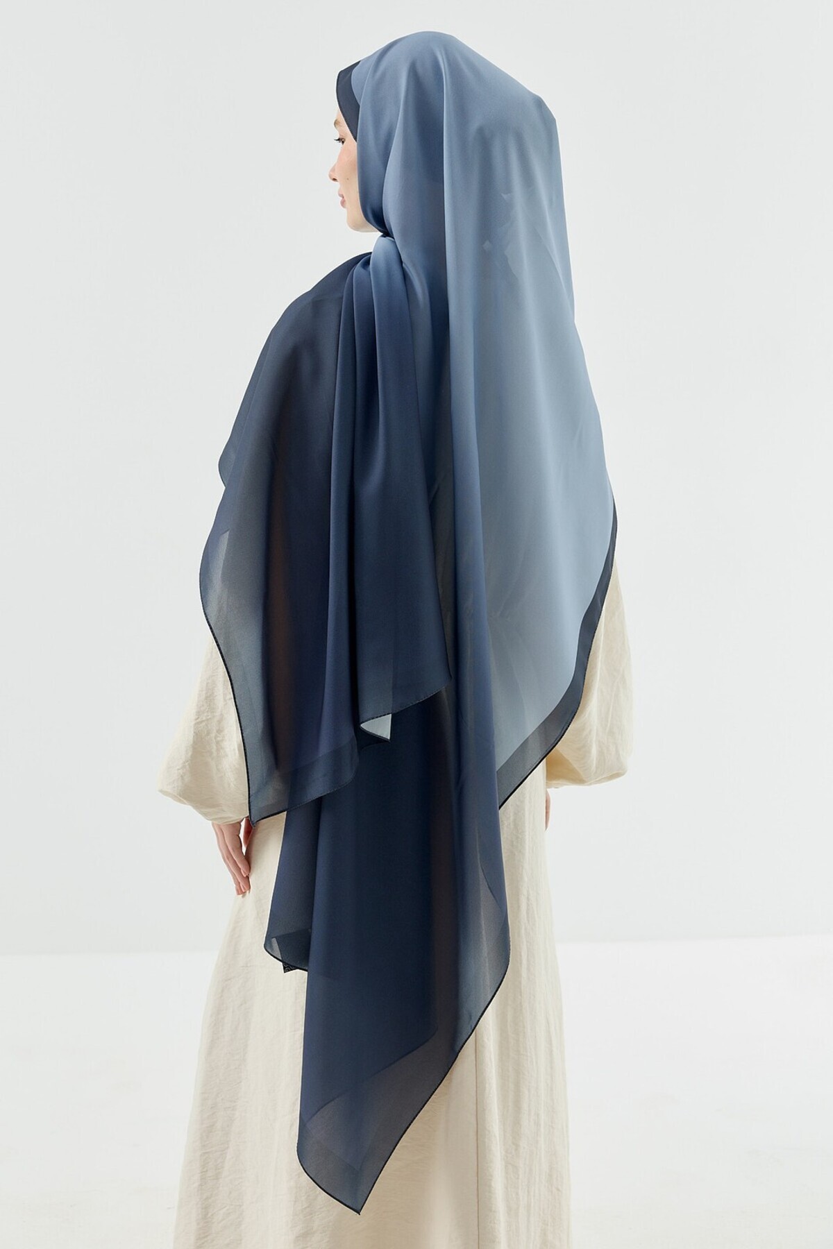 Modakaşmir-Velora Gradient Pattern Prose Shawl 3