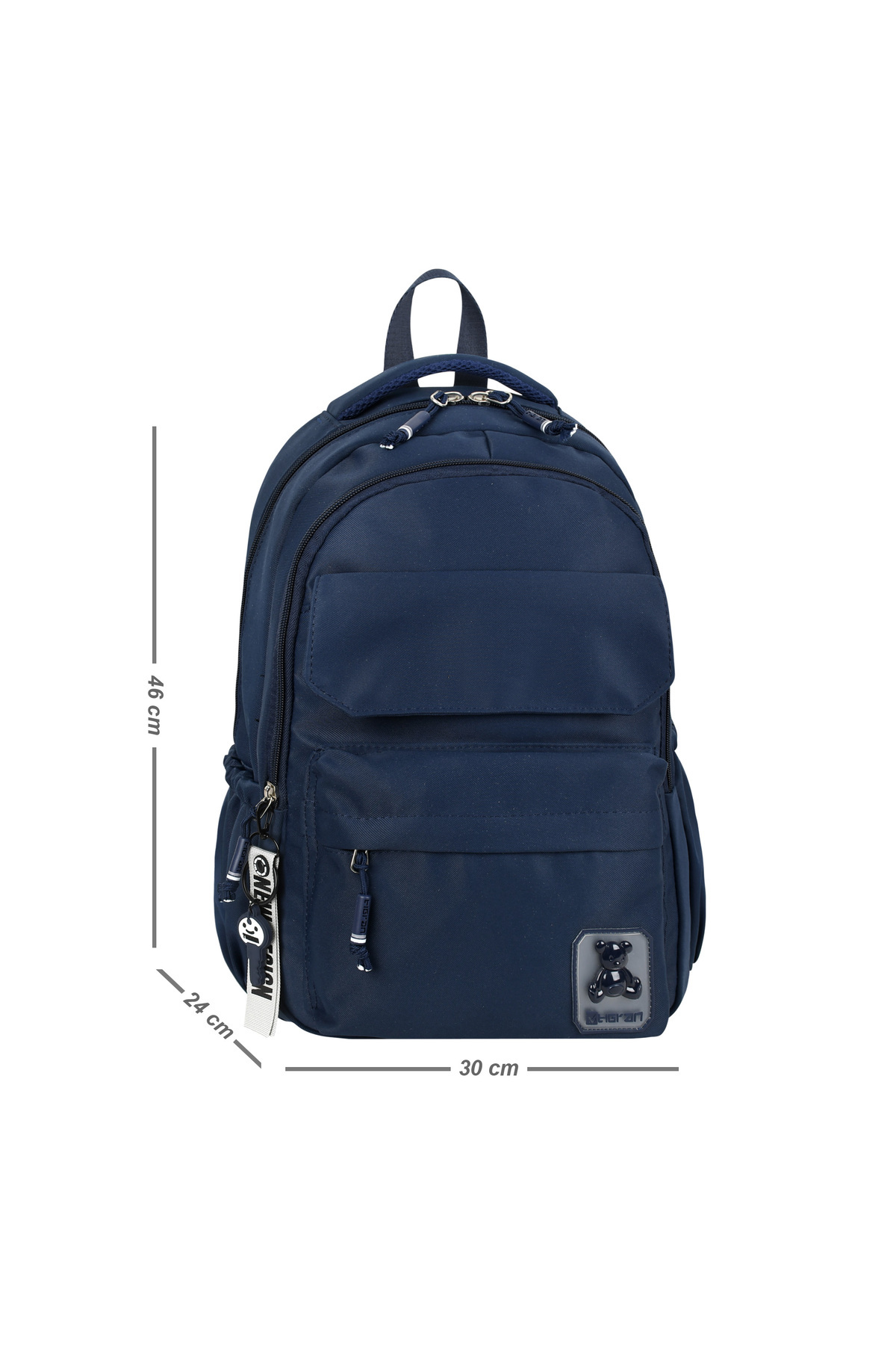 Çanta Sepetim Aksesuarlı Suya Dayanıklı Lüx Günlük Okul Çantası