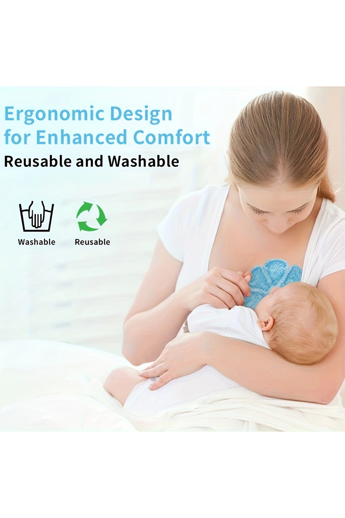 Nemere Emziren Anneler İçin 2 Li Jel Göğüs Pedi – Sıcak Ve Soğuk Kullanıma Uygun, Pvc Dolgulu, Konfor Ve De fotoğrafı 2 (önizleme)