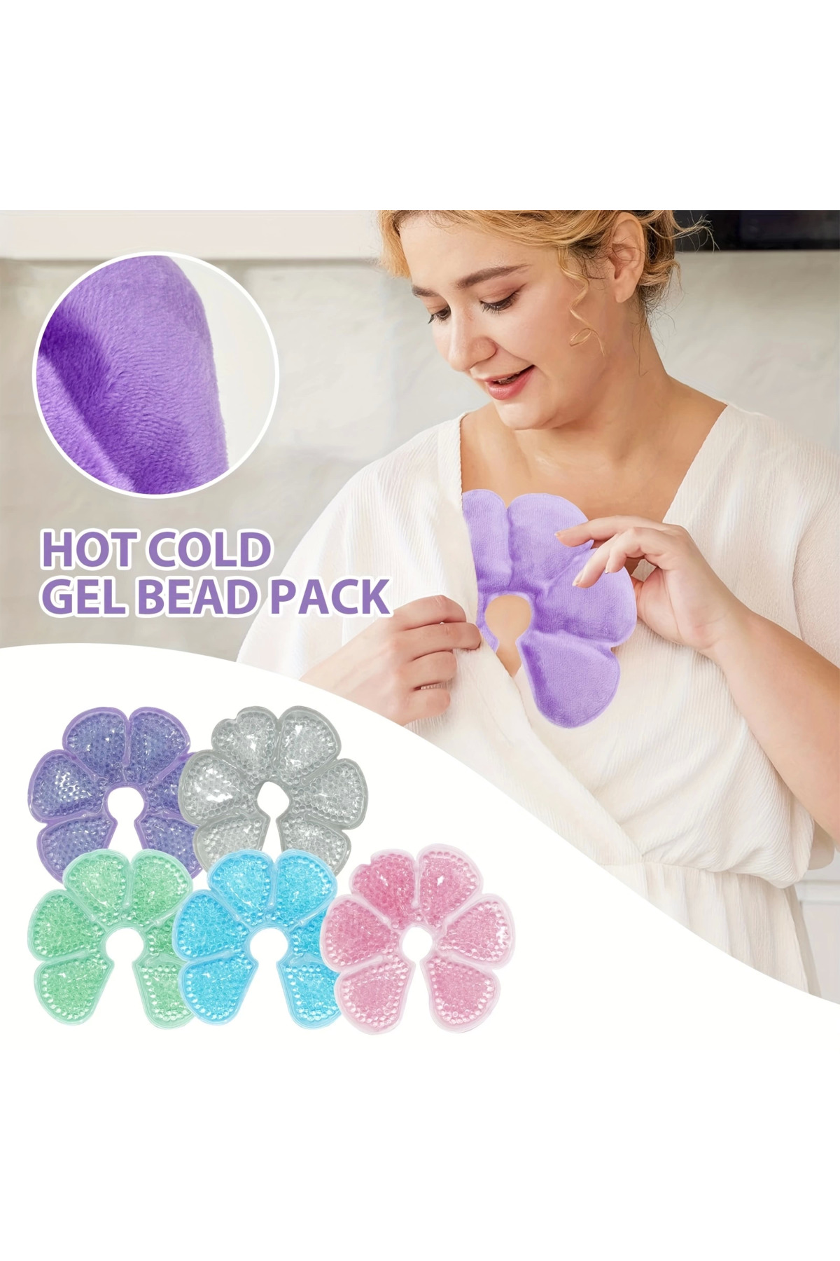 Nemere Emziren Anneler İçin 2 Li Jel Göğüs Pedi – Sıcak Ve Soğuk Kullanıma Uygun, Pvc Dolgulu, Konfor Ve De fotoğrafı 4 (önizleme)