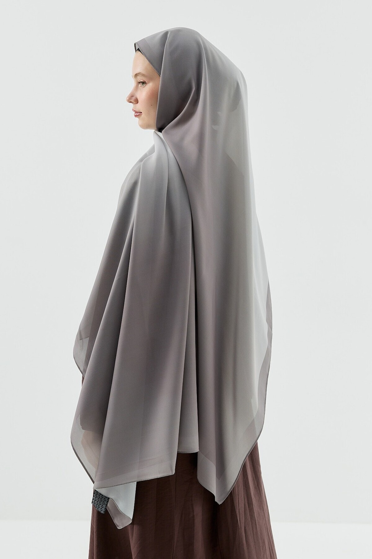 Modakaşmir-Velora Gradient Pattern Prose Shawl 3