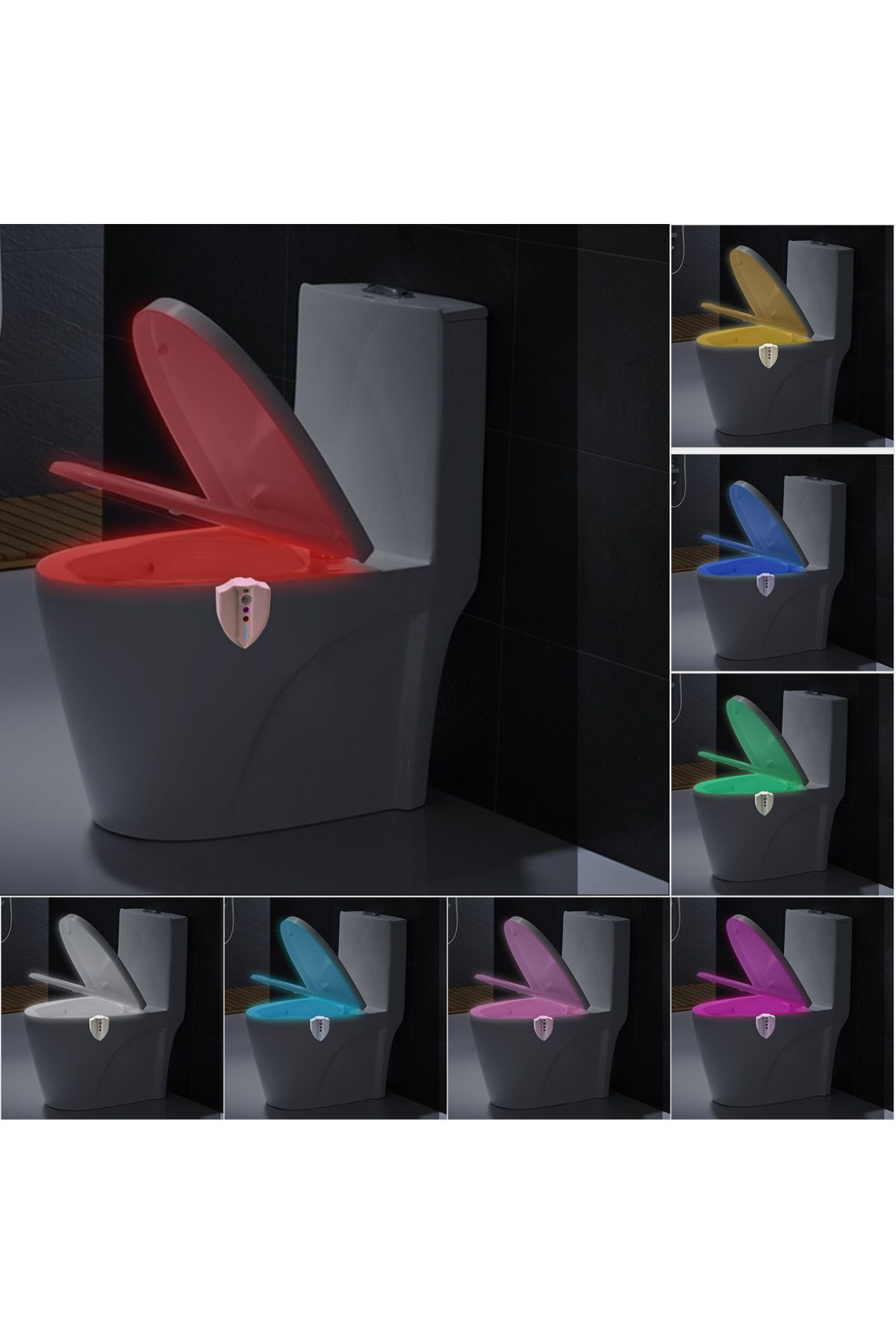 FizioTab-UV LED WC lamp with sterilization function, Light, motion sensor, batteries included 2