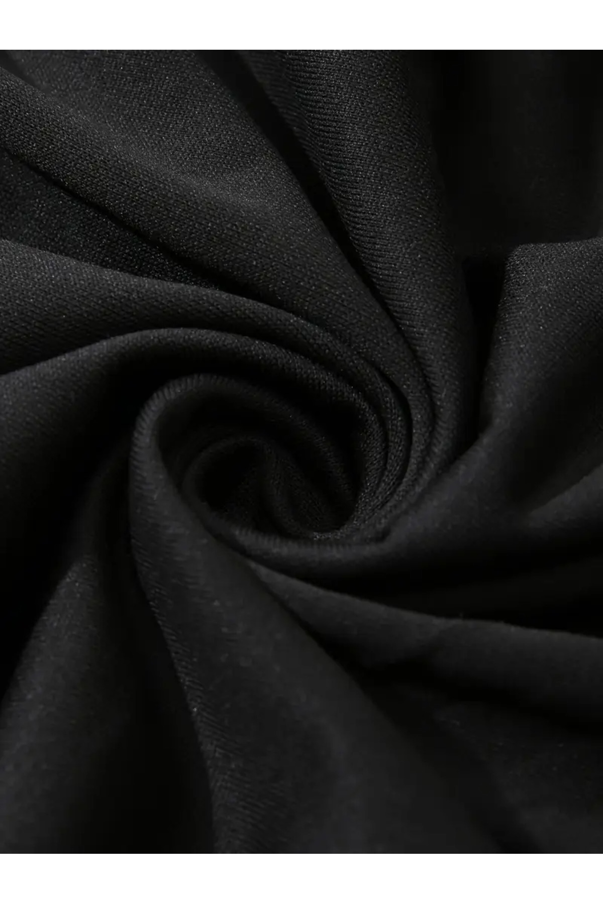 Touz Moda  Gothic Rose Baskılı Oversize Fermuarlı Siyah Unisex Kapüşonlu Hırka - Görsel 4