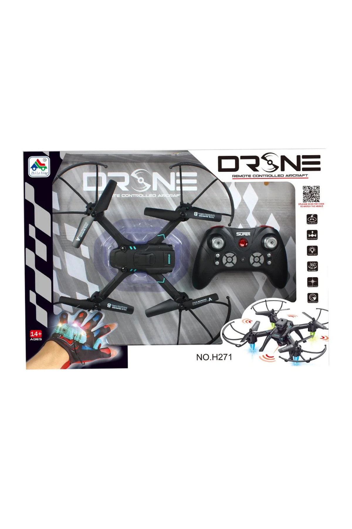 rexa-Four-Axis Remote Control Drone Aircraft for Beginners 1