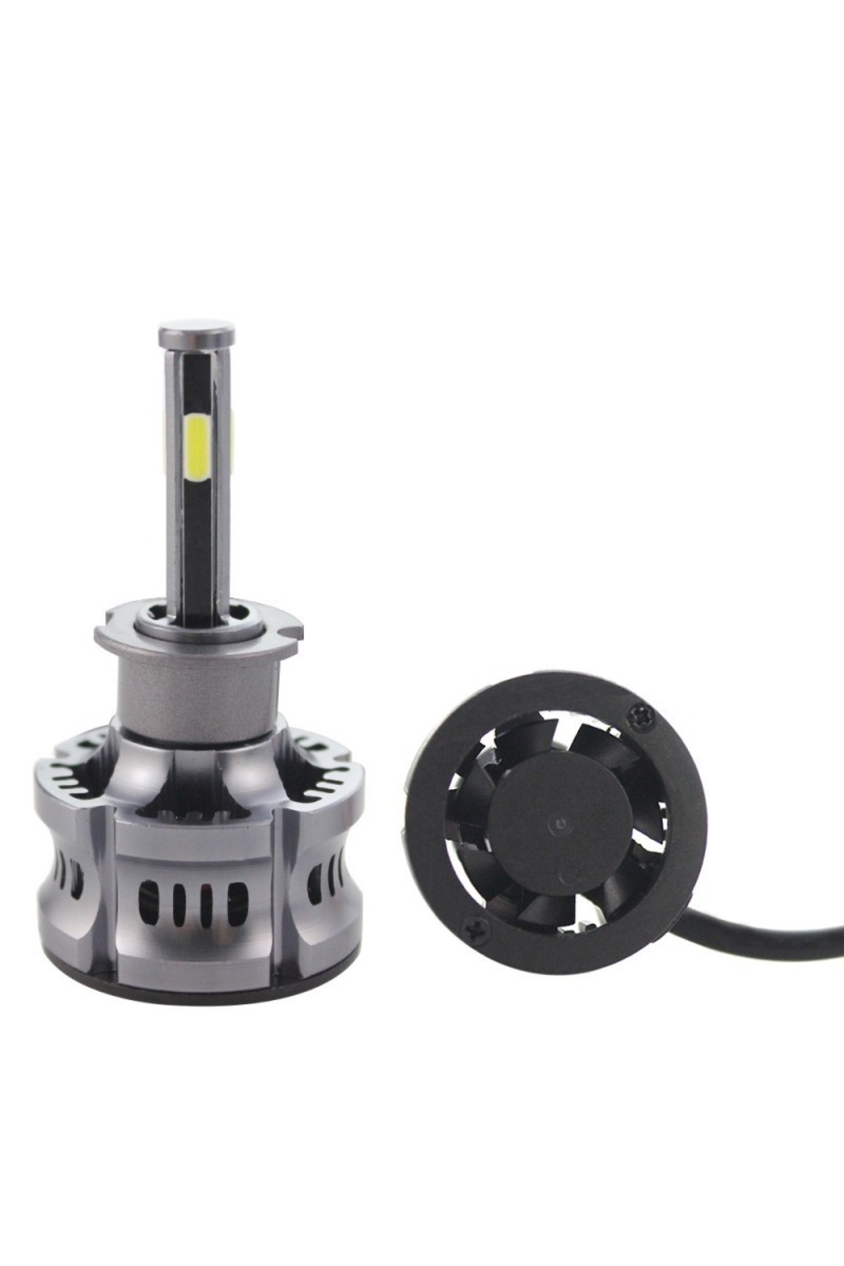 TECHSTAR-Set of 2 Techstar® N8 Auto LEDs, H3, 50W, 5500 Lumens, 6000K, AUTO, 12-24 Volts, COB, Canbus, 3