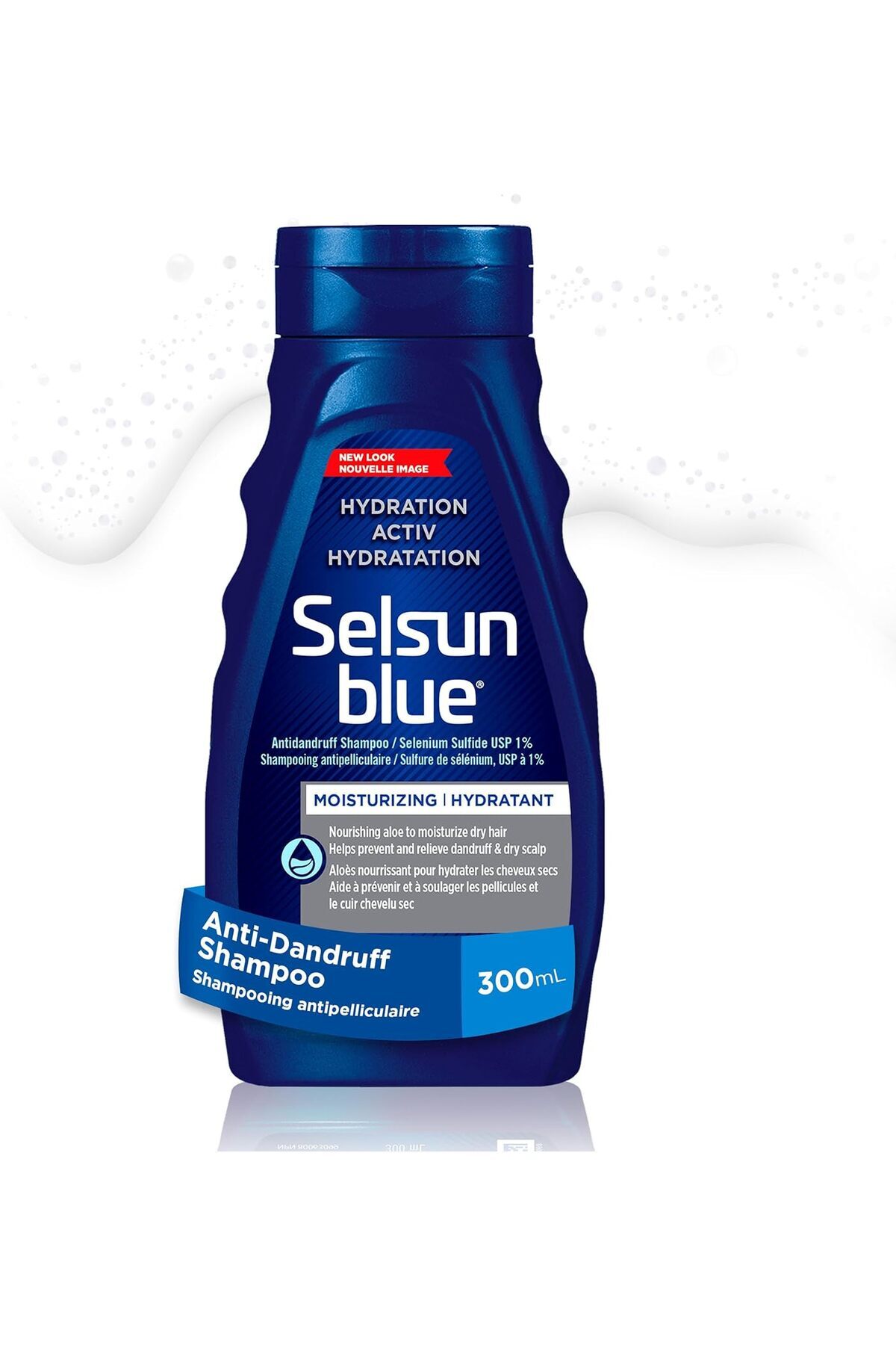 Selsun Blue-شامبو ACTIV Hydration المضاد للقشرة، يتحكم في القشرة والتقشر، ويرطب فروة الرأس، 1