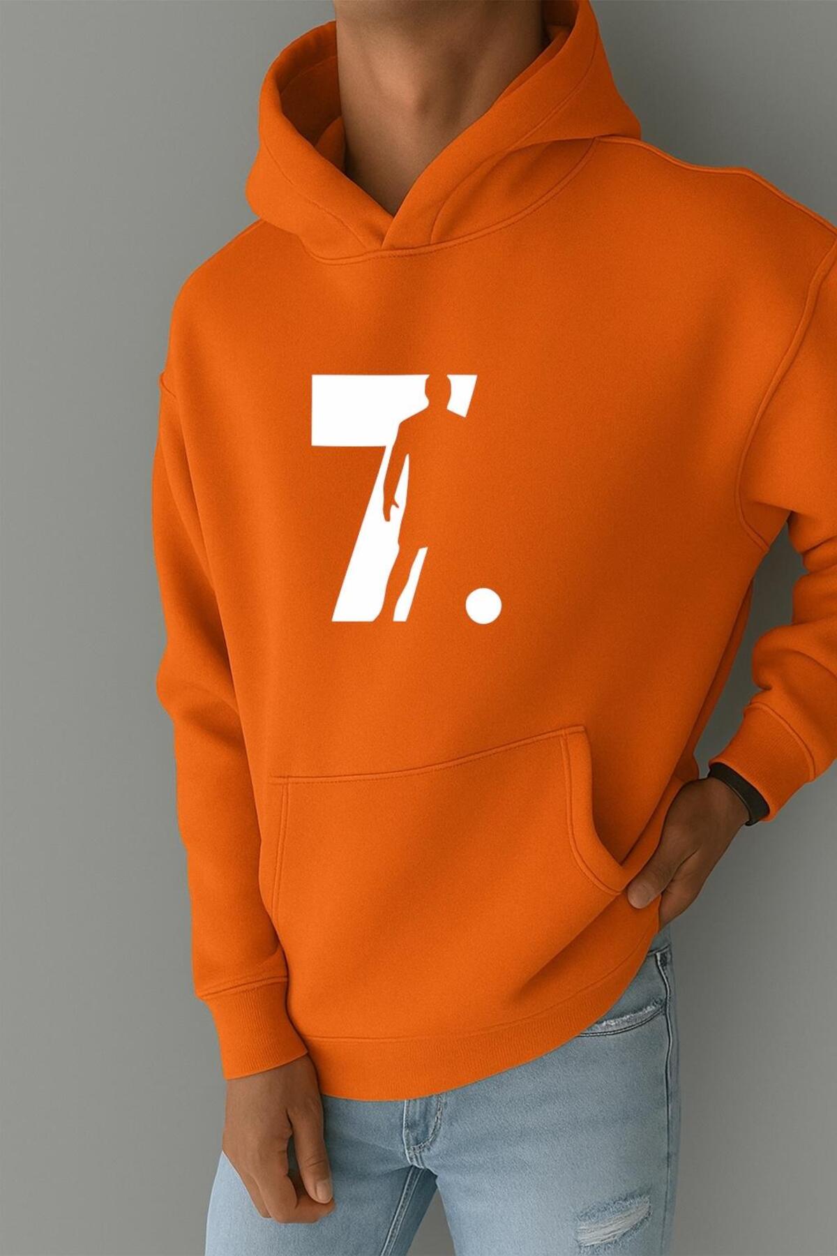 3 YARN COMBED CR7 PRINTED SWEATSHIRT