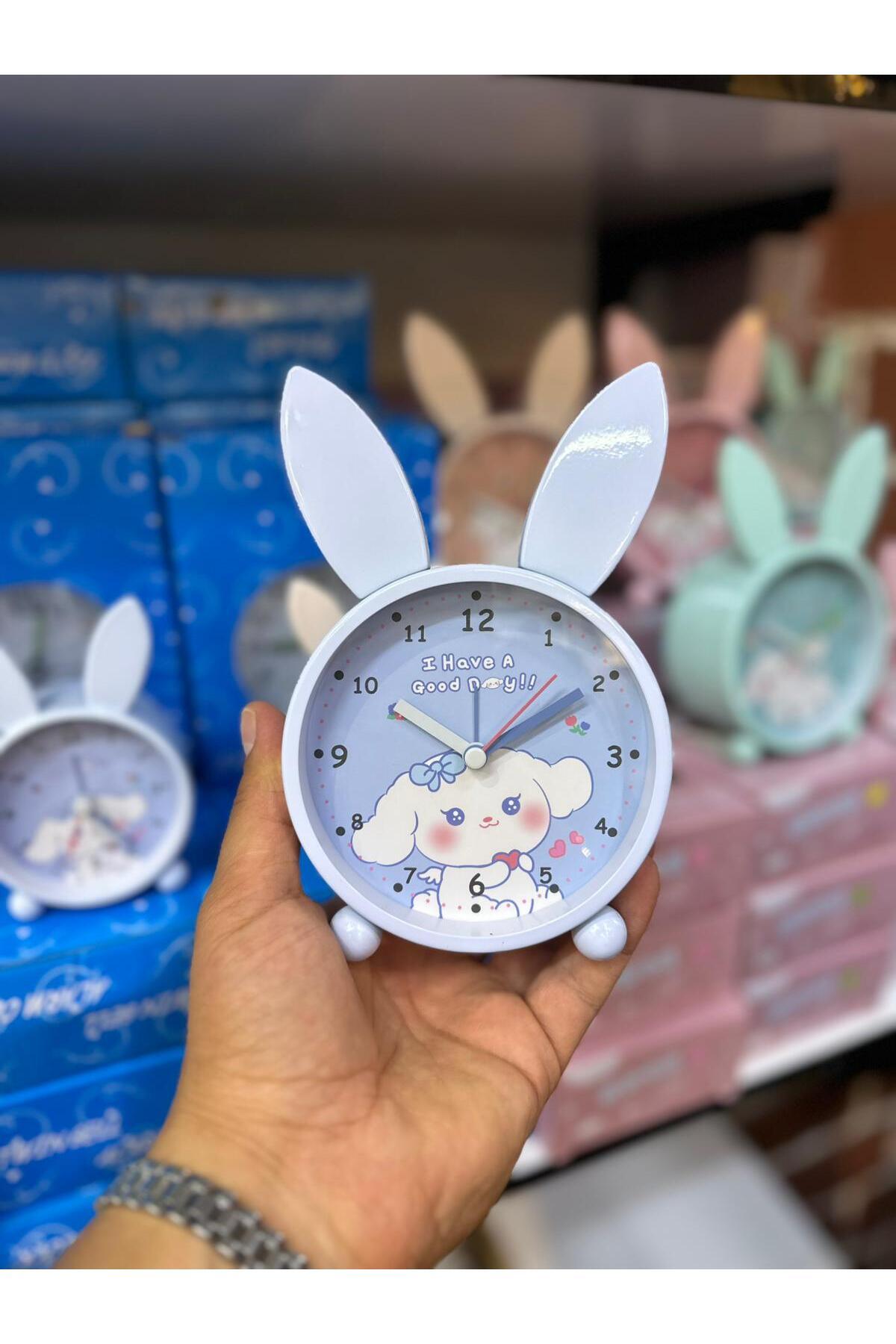 HEPBİMODA Cinnamoroll Çalar Saat Masa Saati Çocuk Odası Saati
