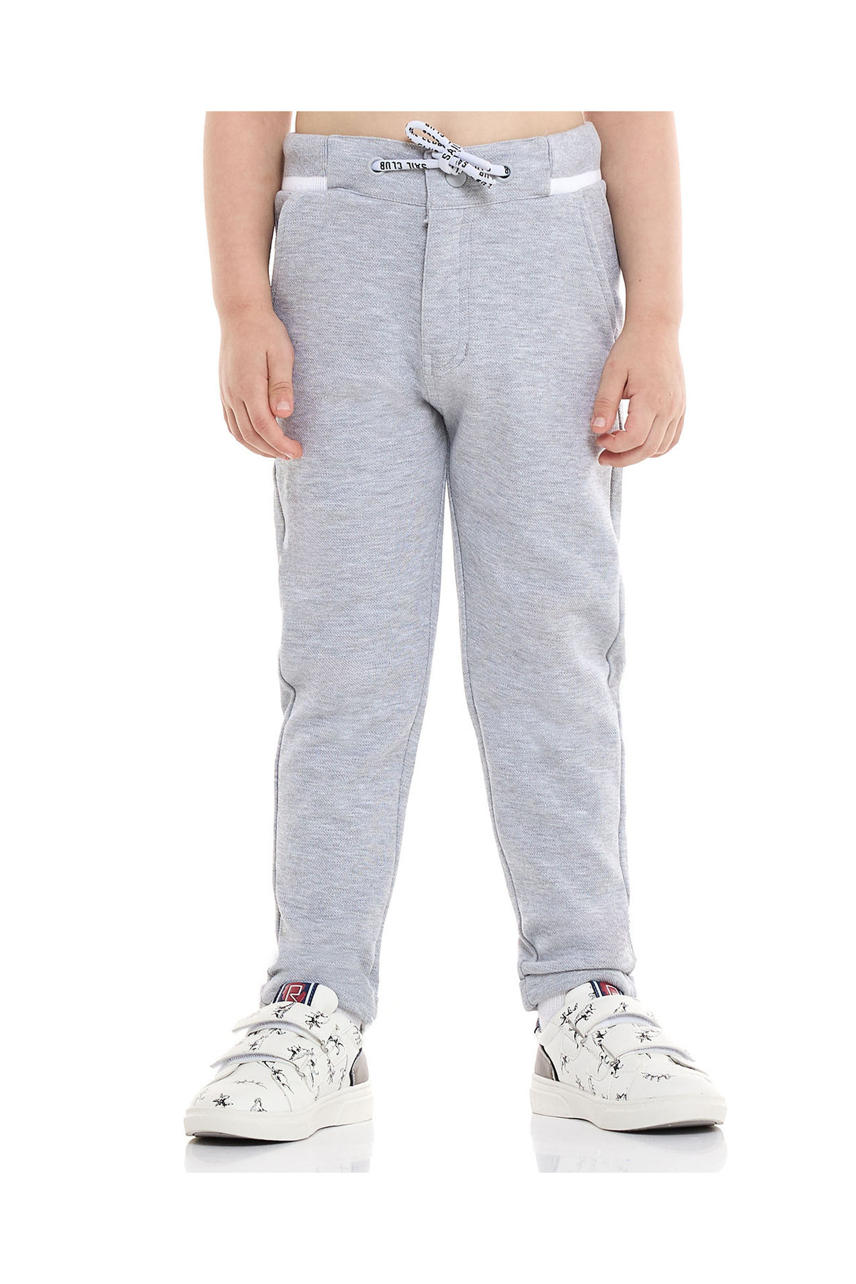 R&B-Solid Trousers with Button Closure 2
