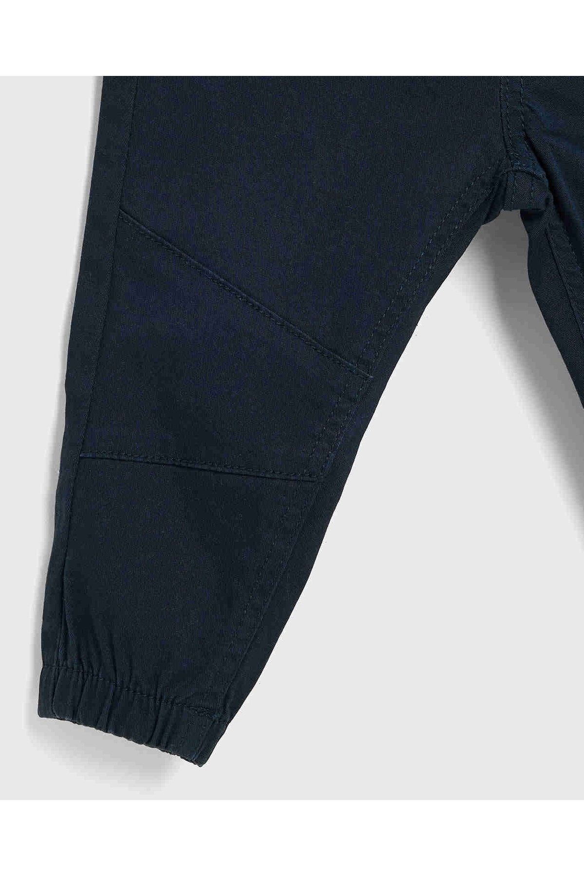 R&B-Solid Jogger Pants with Drawstring Waist 4