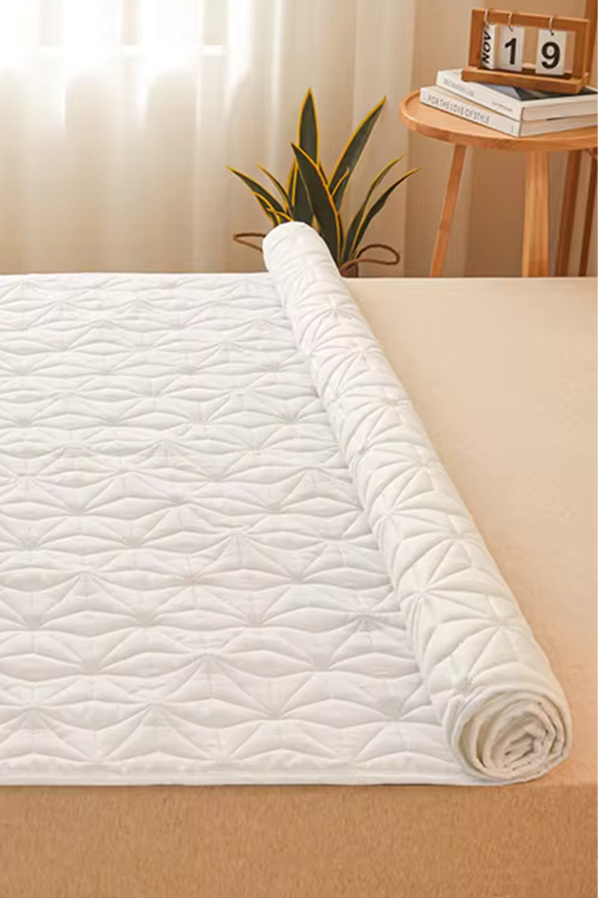 HRN Textile Köşe Lastikli Kapitone Pamuklu Su Geçirmez Yatak Koruyucu Alez – Tek / Çift Kişilik, Bebek & Çocuk fotoğrafı 4 (önizleme)