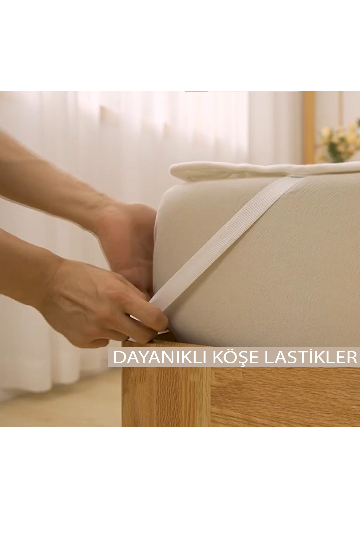HRN Textile Köşe Lastikli Kapitone Pamuklu Su Geçirmez Yatak Koruyucu Alez – Tek / Çift Kişilik, Bebek & Çocuk fotoğrafı 5 (önizleme)