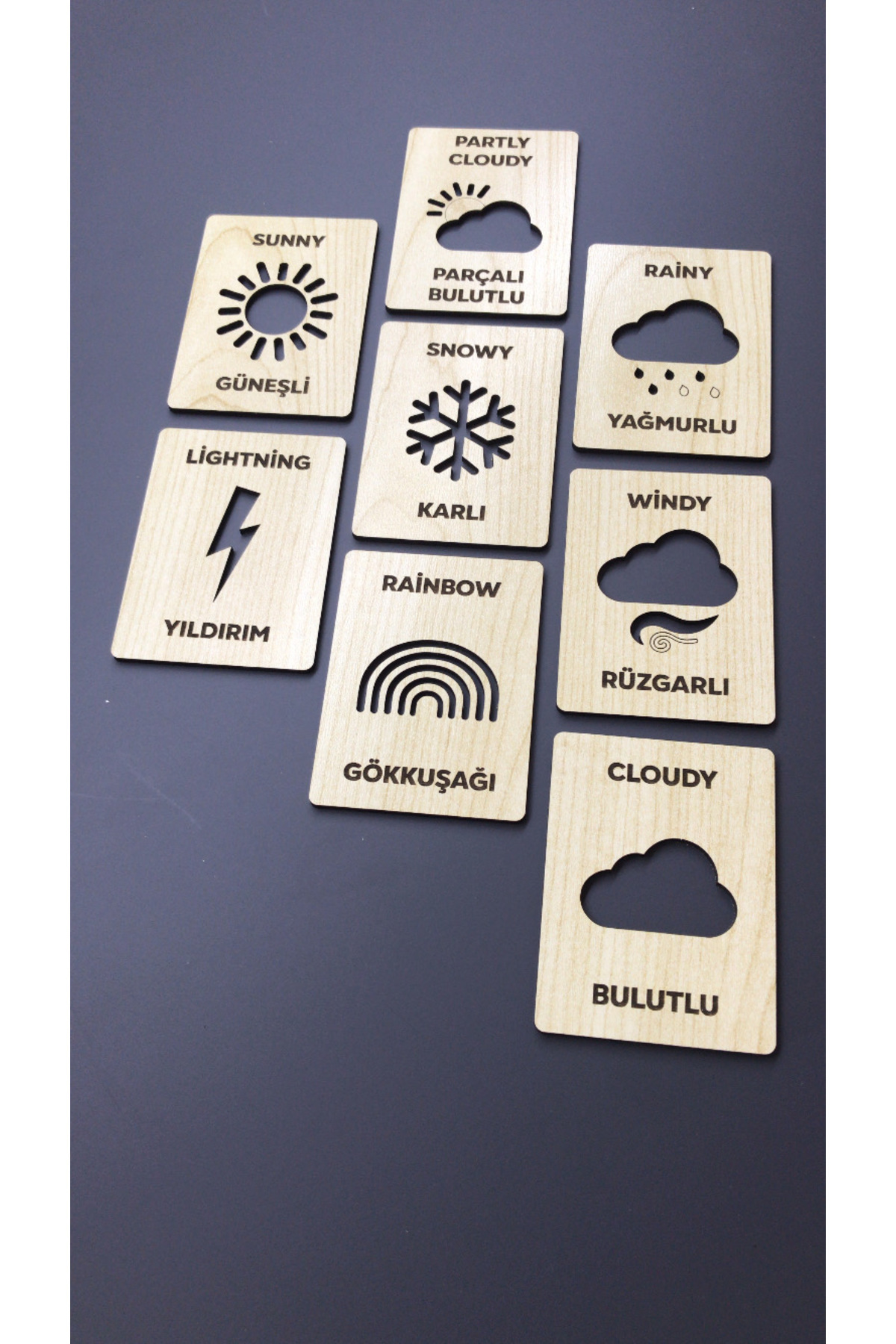 Ahşap Çocuklar için Mevsimler Kartları – Eğitici Montessori Oyuncak fotoğrafı 3 (önizleme)