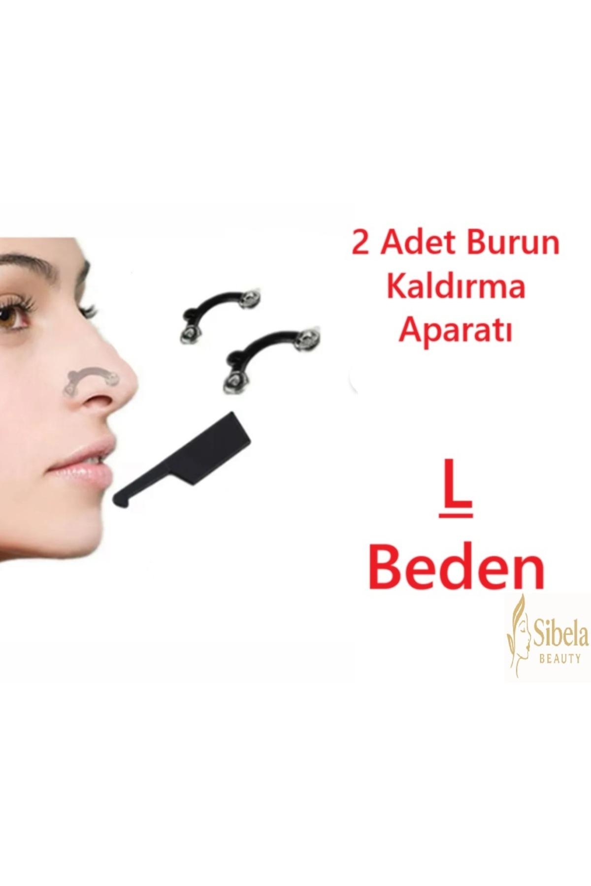 SİBELA BEAUTY GÜZEL GÖRMEK GÜZEL DÜŞÜNDÜRÜR L Beden Burun Kaldırma Aparatı